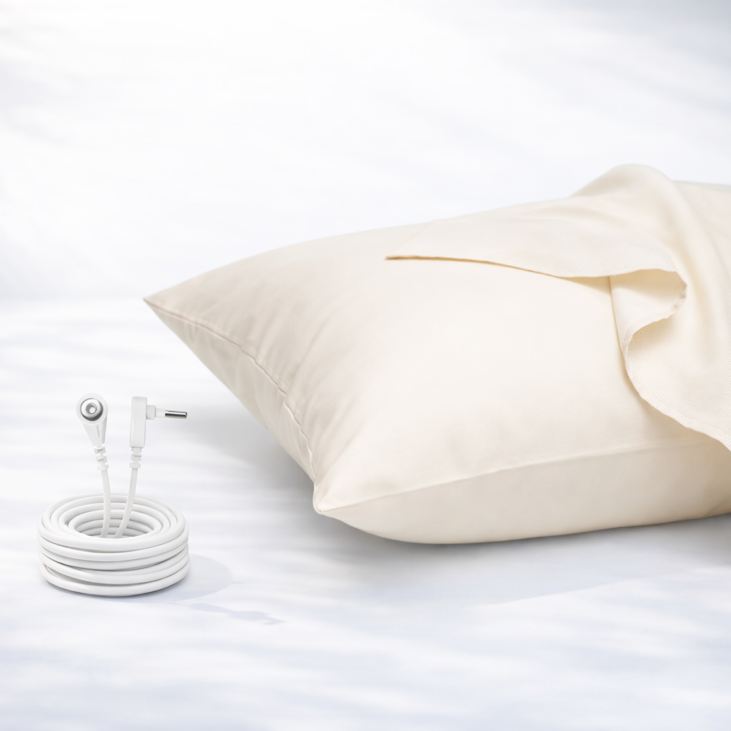 GroundLuxe Luxury Grounding Pillowcase (Organic Cotton) GroundLuxe