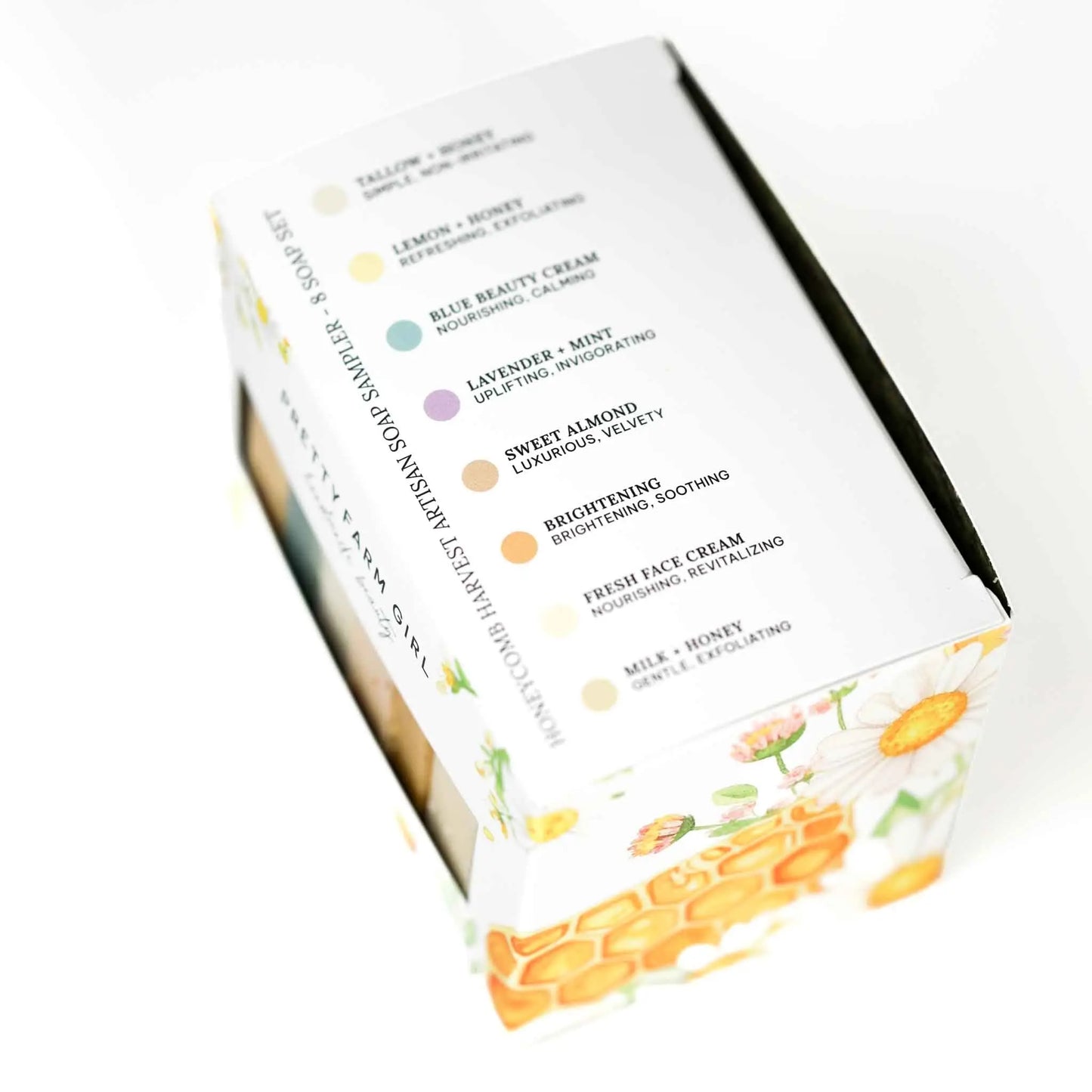 Honeycomb Harvest Goat Milk & Tallow Soap Sampler Pretty farm girl