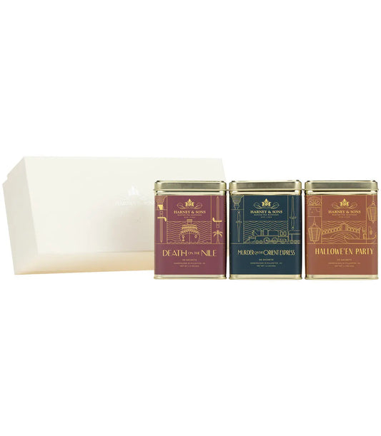 Agatha Christie Trio Gift Set Harney & Sons Fine Teas