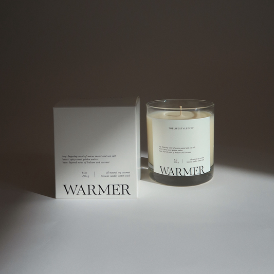 Warmer Candle - 8 oz THELIFESTYLEDCO Shop