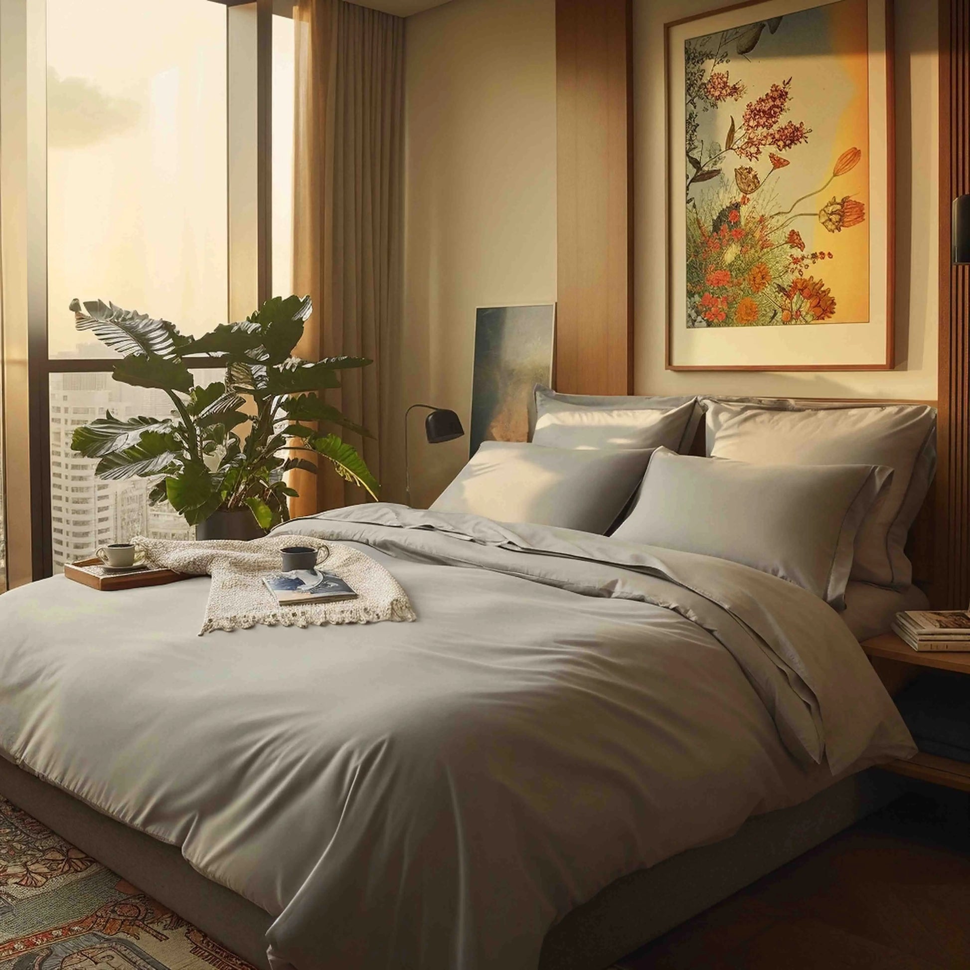 Luxe Australian Sateen Duvet Cover Italic