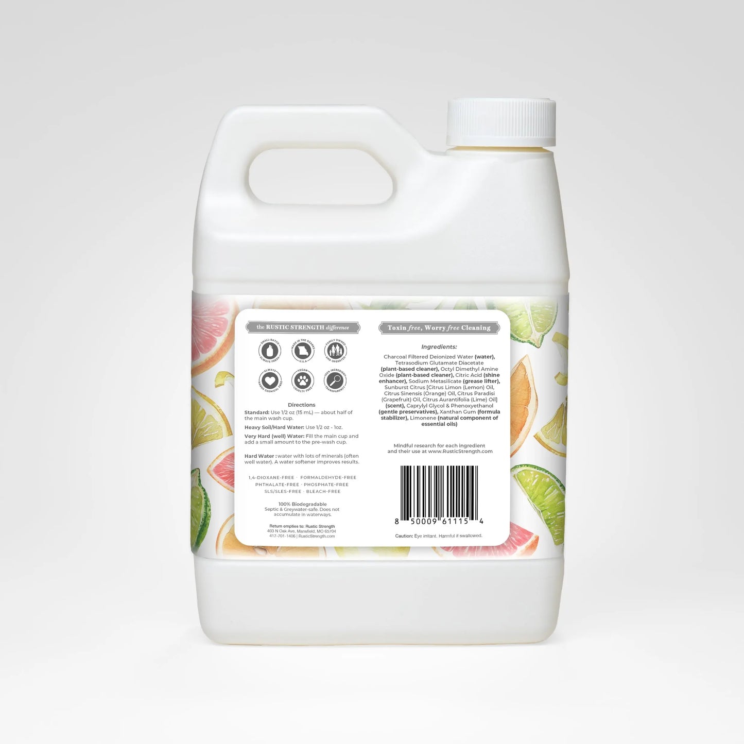 Automatic Dishwasher Gel | Sunburst Citrus Rustic Strength