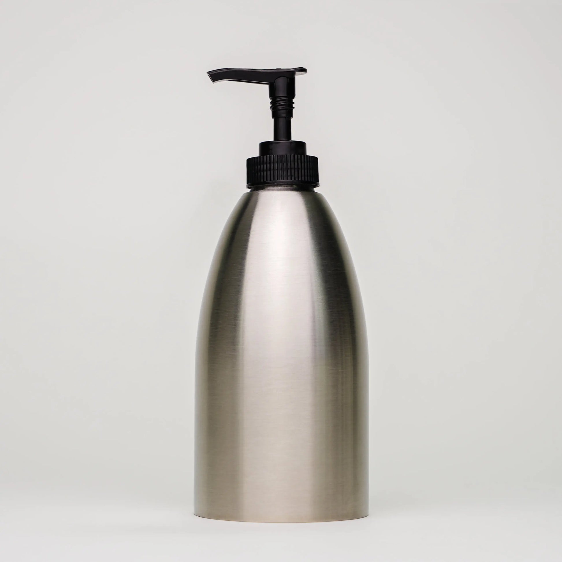 Stainless Steel Keeper Bottle | 16 oz | with Black Pump Rustic Strength