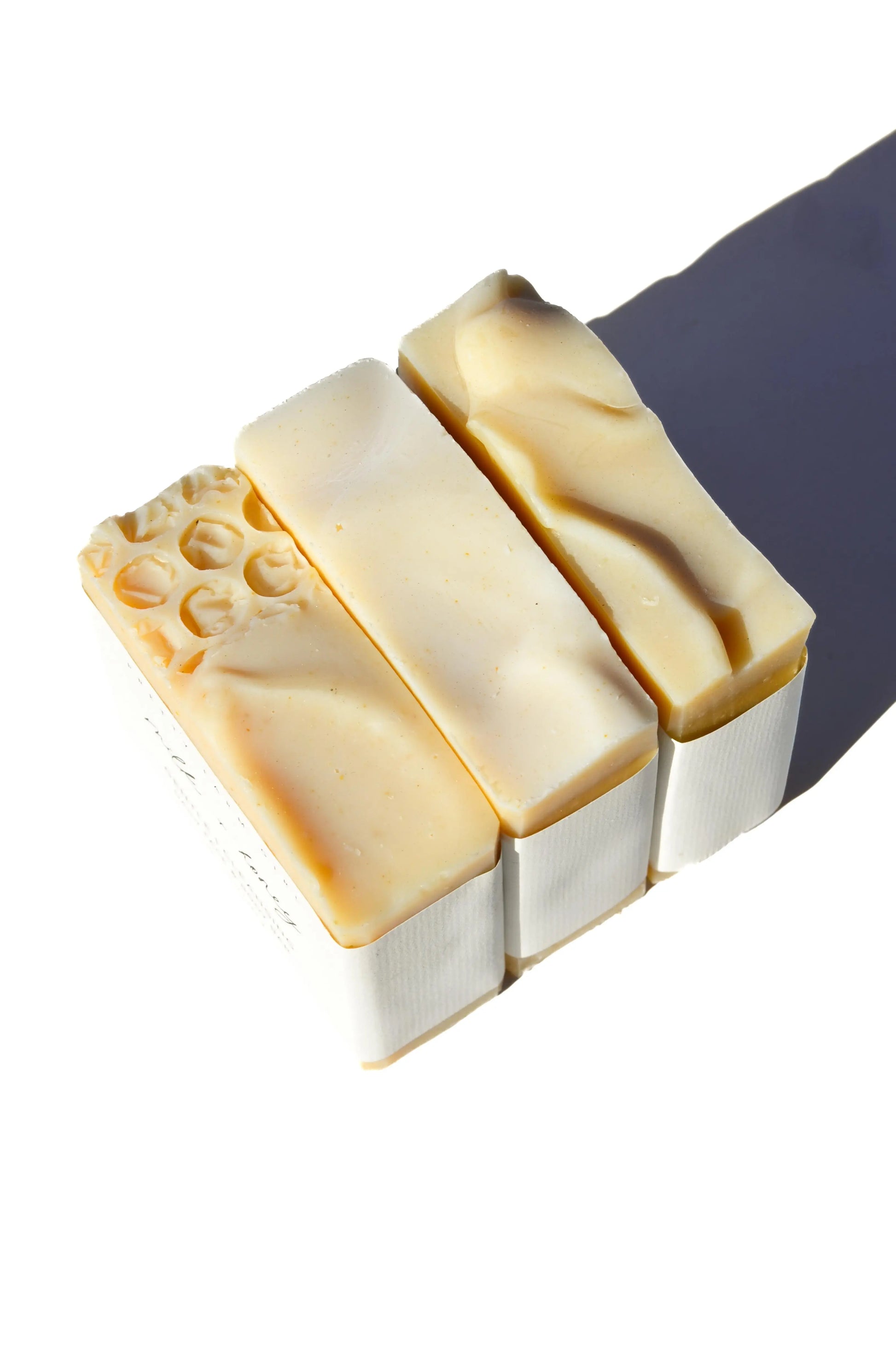 Fragrance Free Handmade Tallow + Goat Milk Soap Bar Trio Pretty farm girl