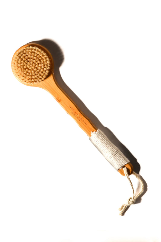 Bamboo Exfoliating Dry Brush With Sisal Bristles Pretty farm girl