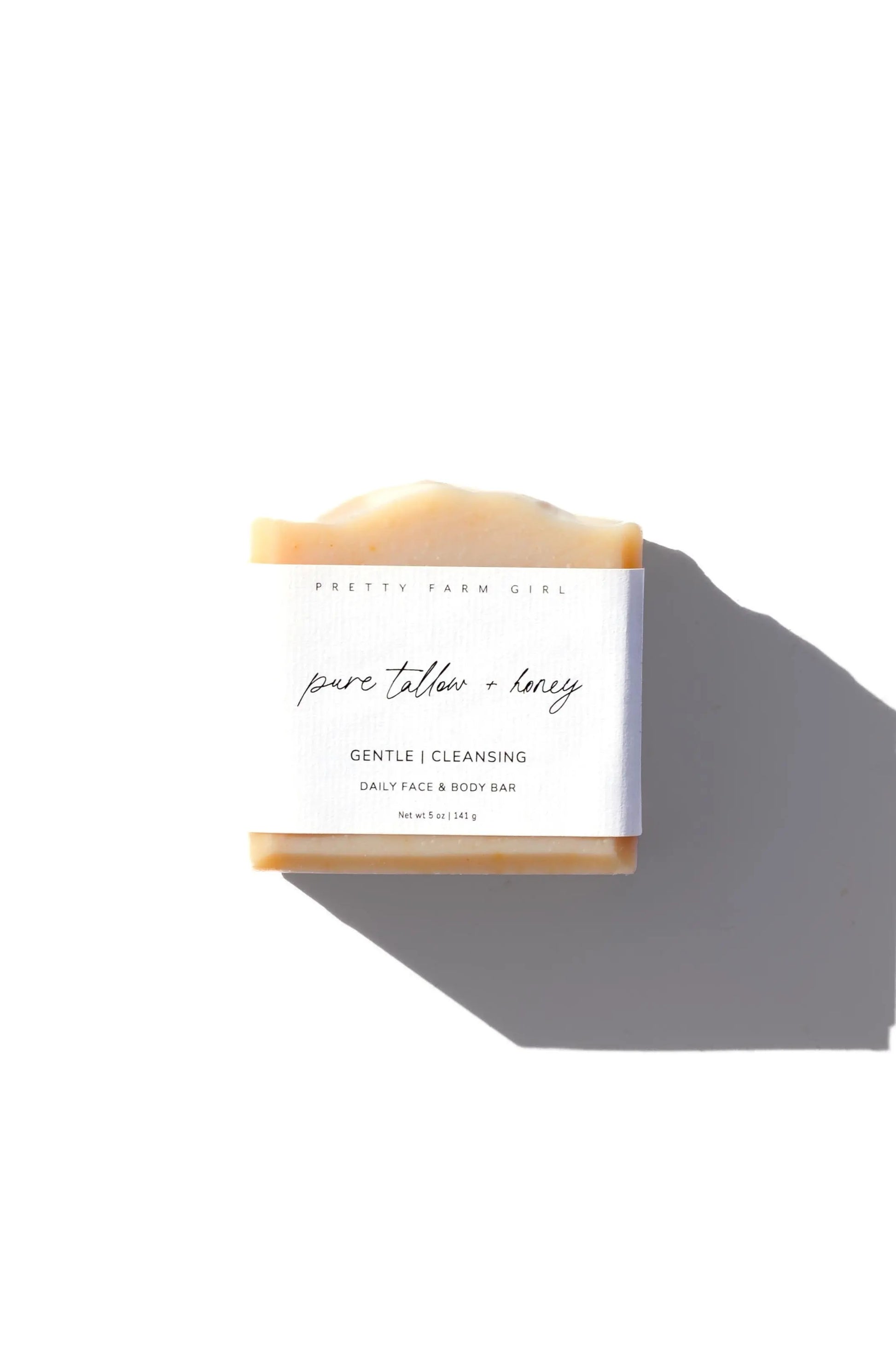 Fragrance Free Handmade Tallow + Goat Milk Soap Bar Trio Pretty farm girl