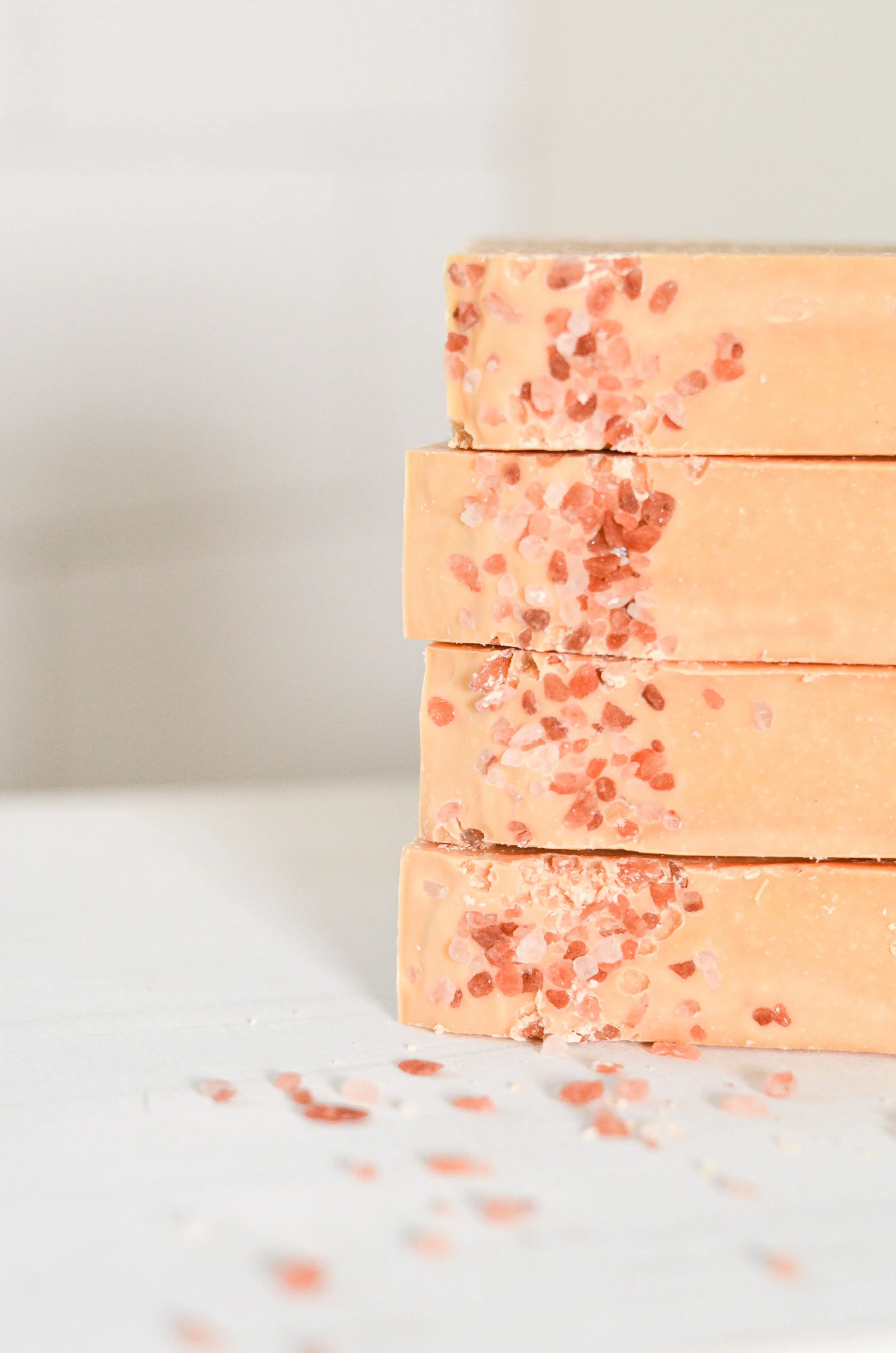 Pink Salt + Grapefruit Cleansing Bar Handmade Tallow and Goat Milk Soap Bar Pretty farm girl
