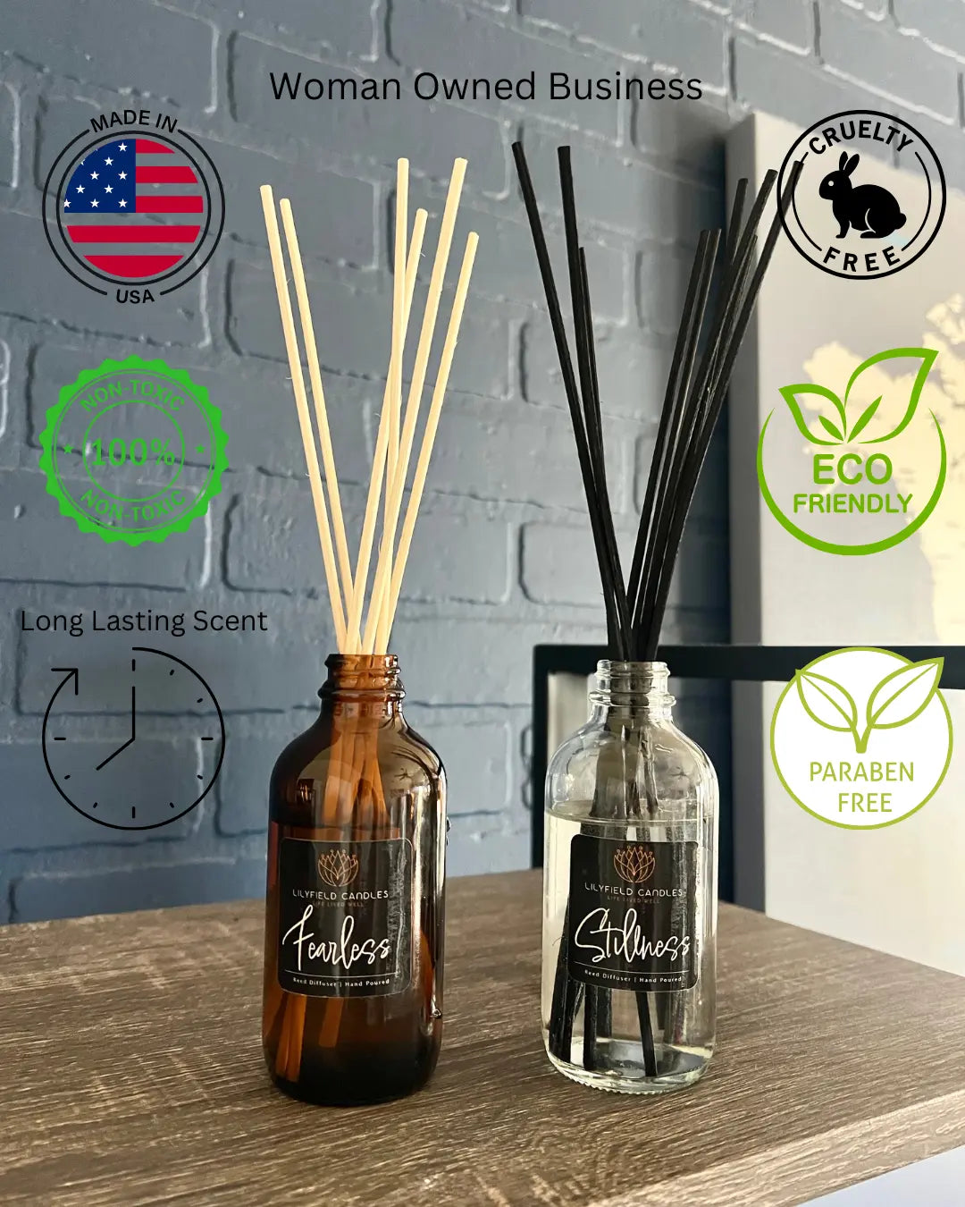 Stillness Diffuser (Rose Garden) - Lilyfield Candles