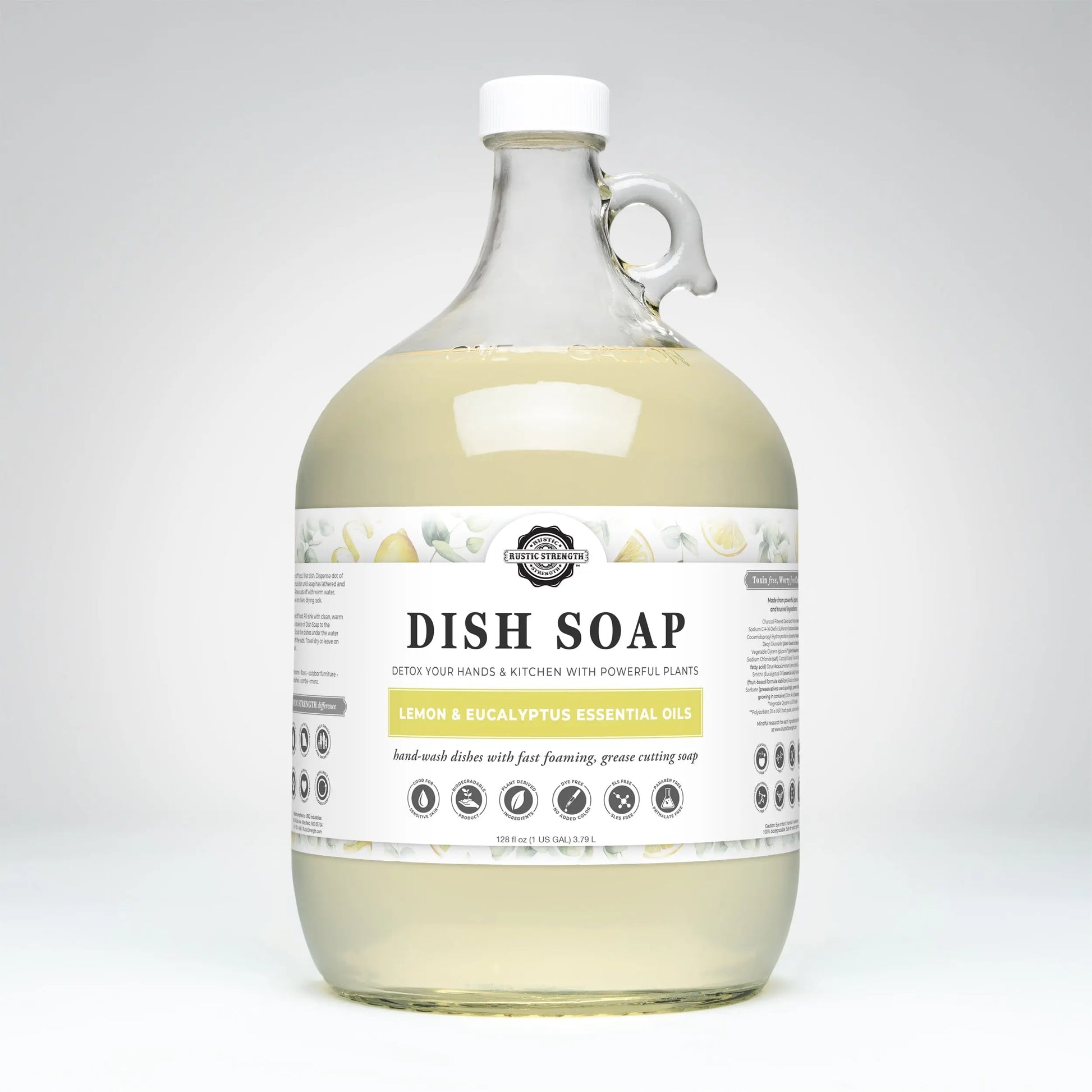 Dish Soap | Lemon & Eucalyptus Rustic Strength