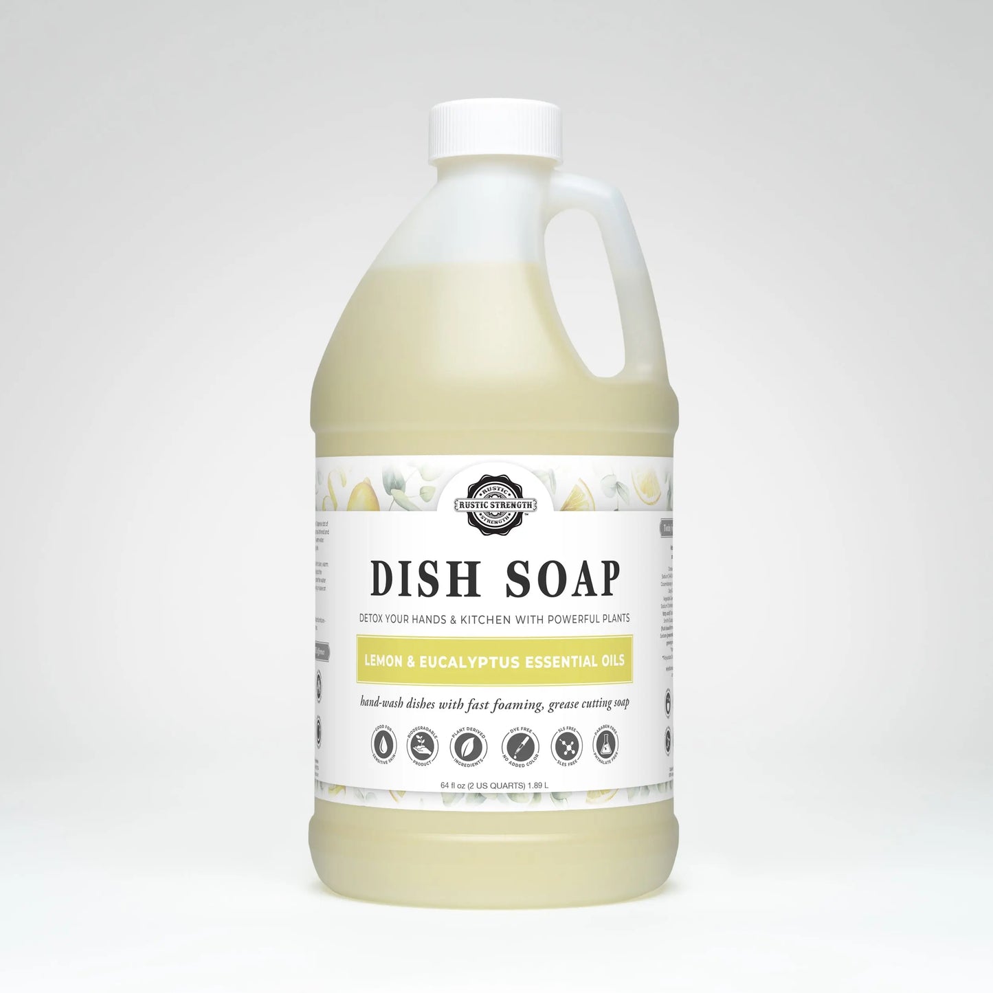 Dish Soap | Lemon & Eucalyptus Rustic Strength