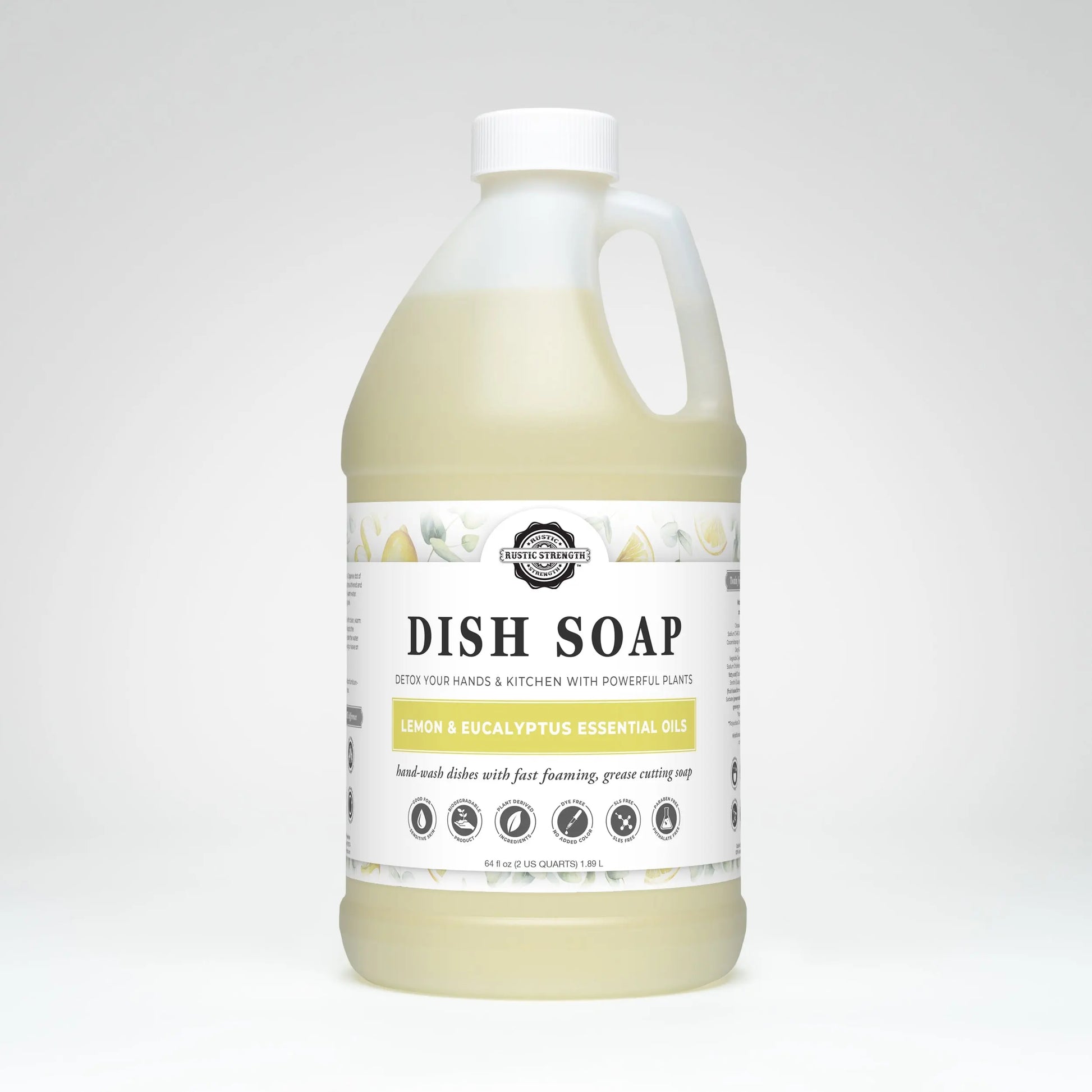 Dish Soap | Lemon & Eucalyptus Rustic Strength