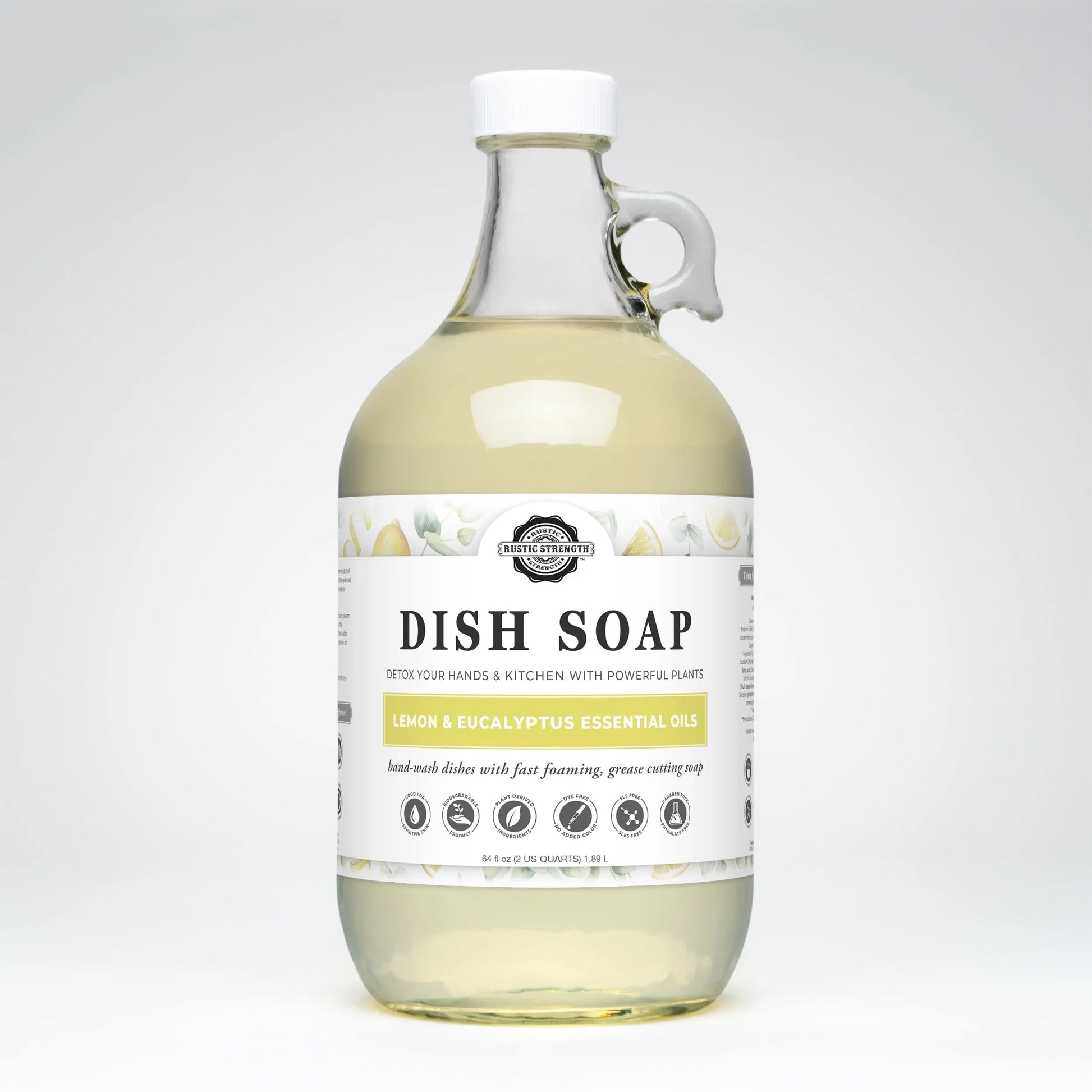 Dish Soap | Lemon & Eucalyptus Rustic Strength
