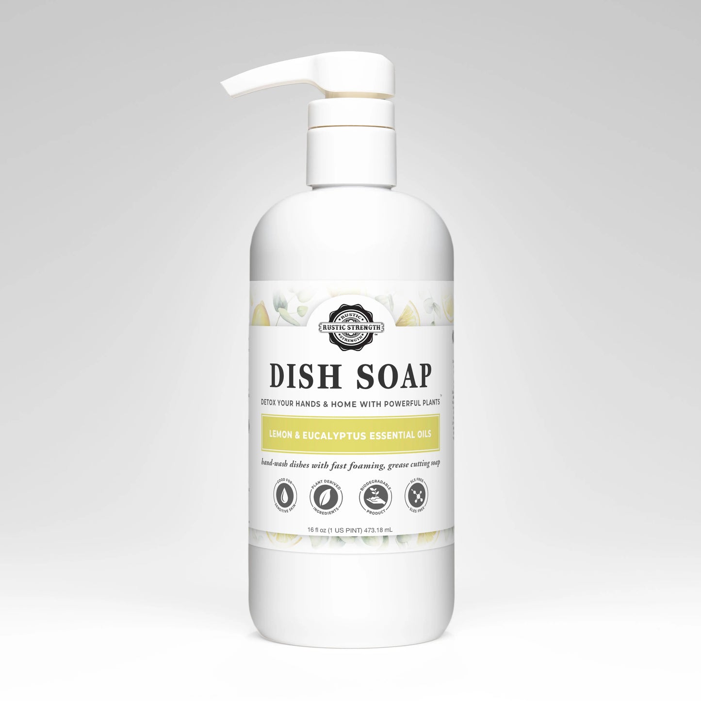 Dish Soap | Lemon & Eucalyptus Rustic Strength