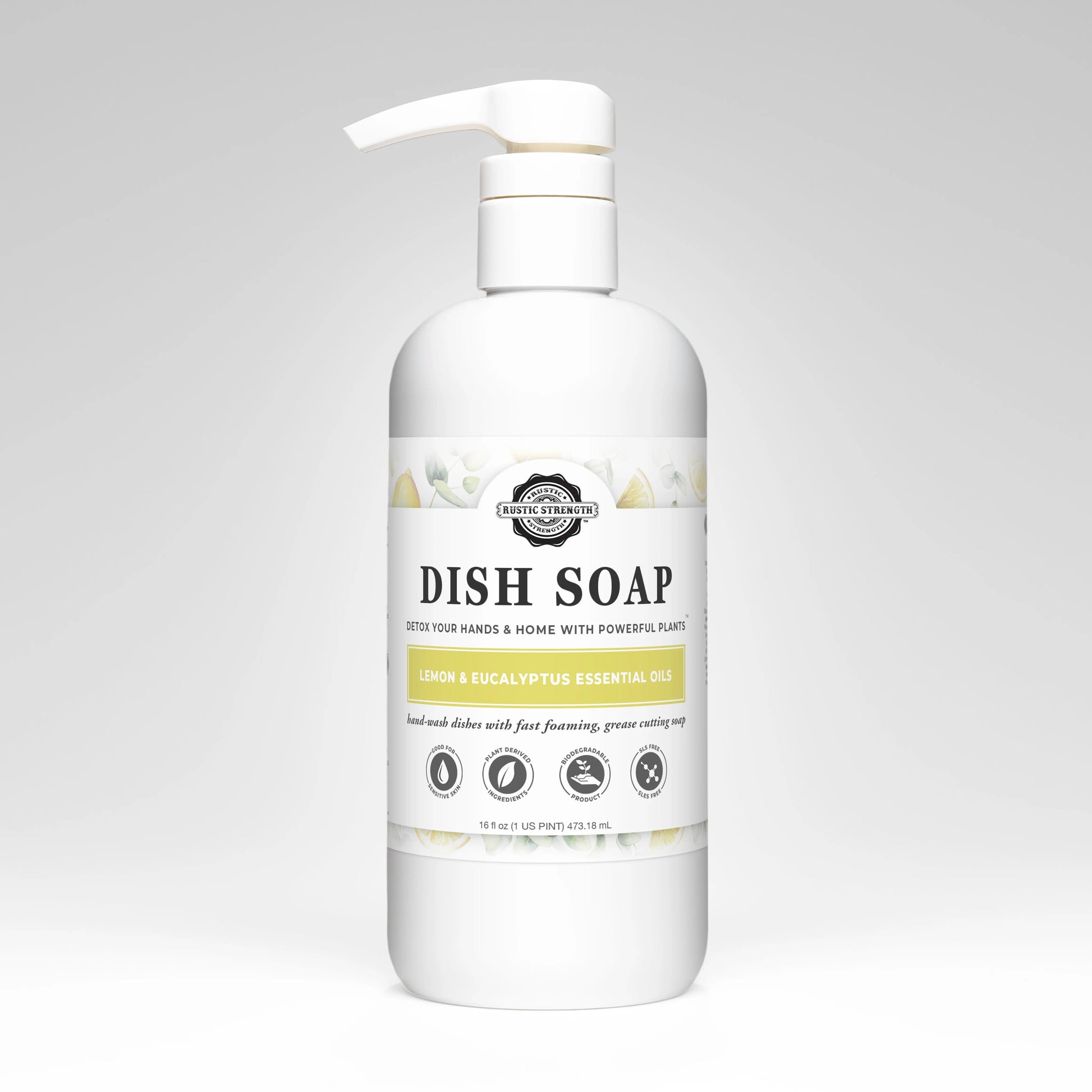 Dish Soap | Lemon & Eucalyptus Rustic Strength