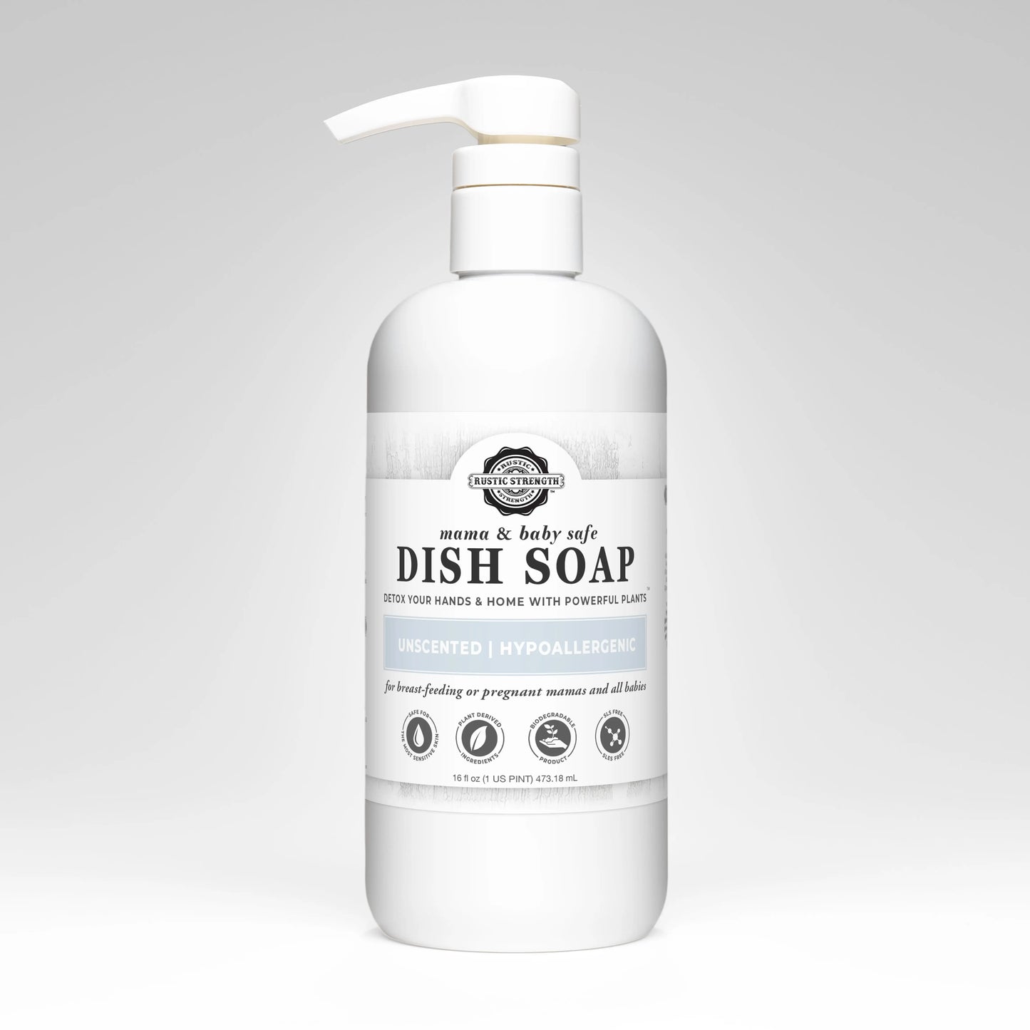 Dish Soap | Mama + Baby Safe Rustic Strength
