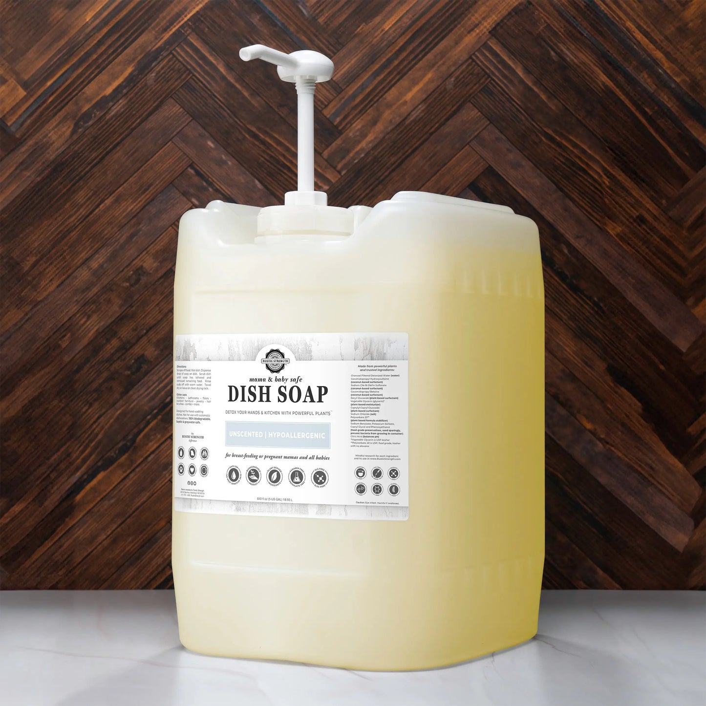Dish Soap | Mama + Baby Safe Rustic Strength