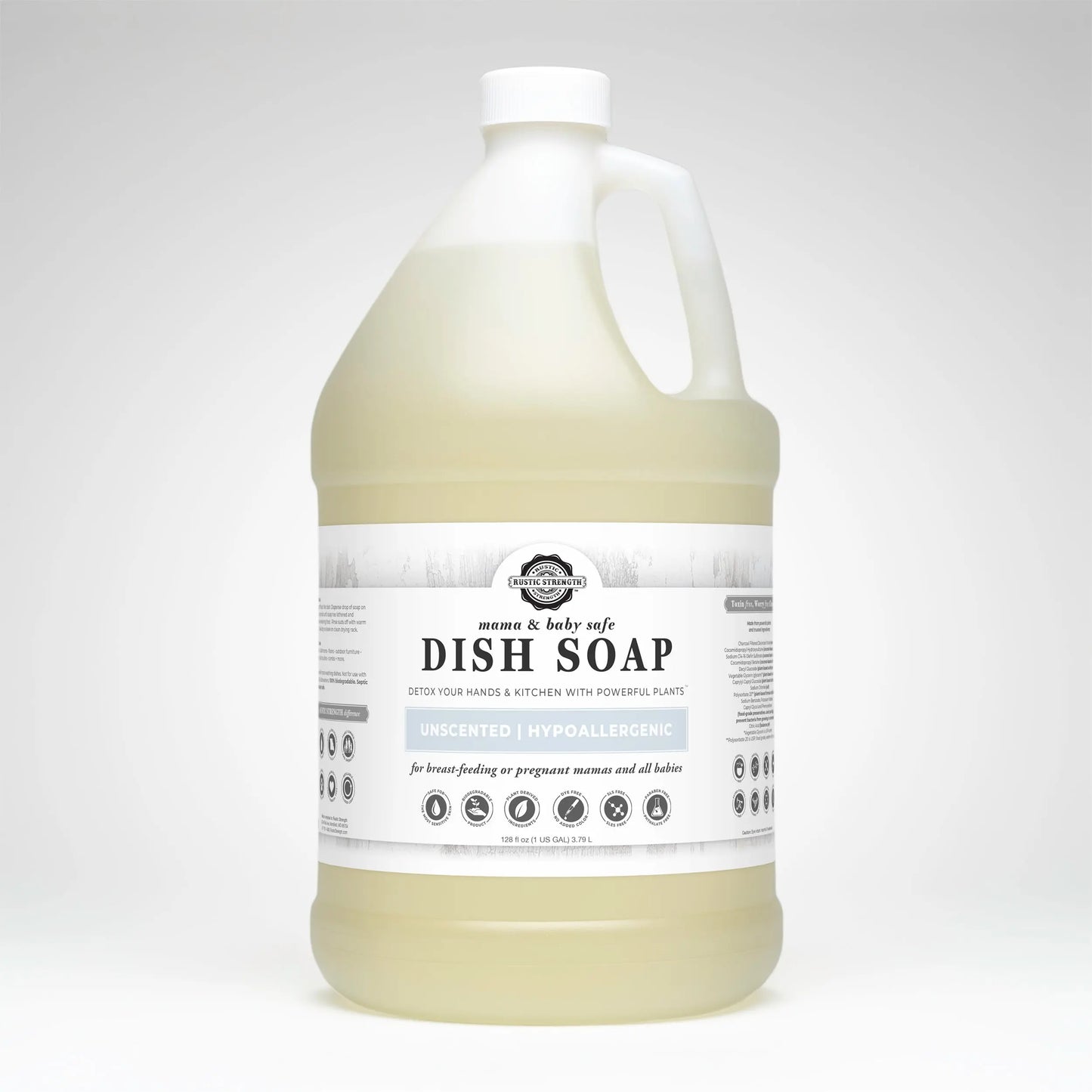 Dish Soap | Mama + Baby Safe Rustic Strength