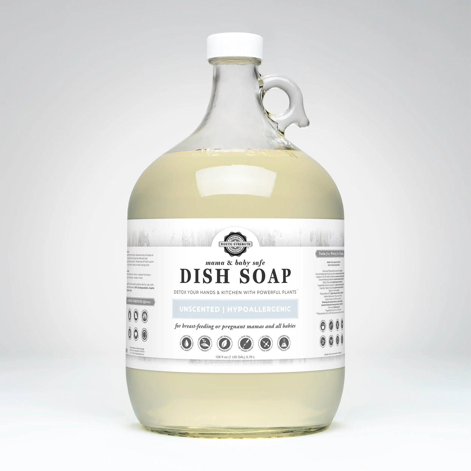 Dish Soap | Mama + Baby Safe Rustic Strength