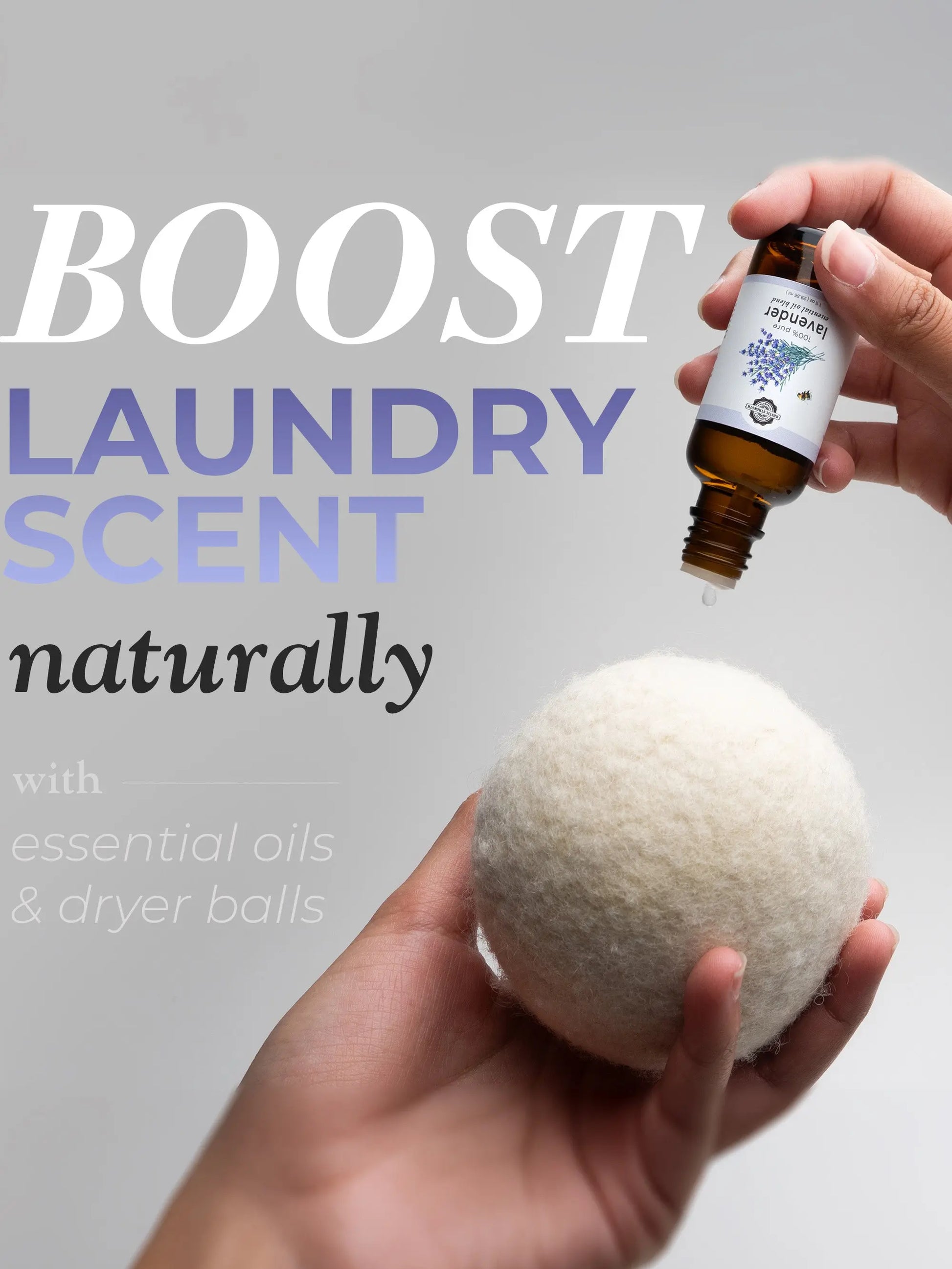 Jumbo Wool Dryer Balls ( 3 pack ) Rustic Strength