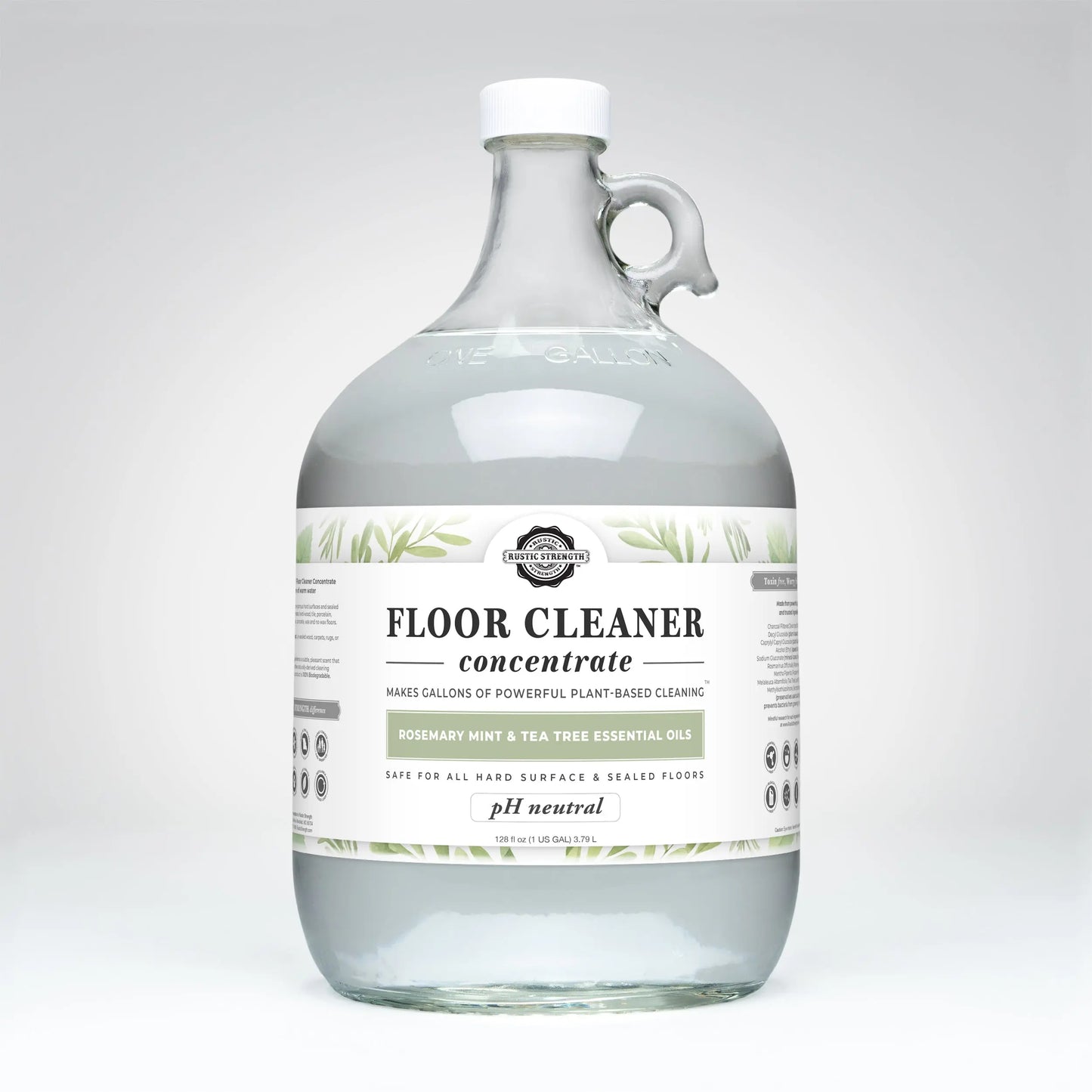 Floor Cleaner Concentrate | Rosemary, Mint & Tea Tree Rustic Strength