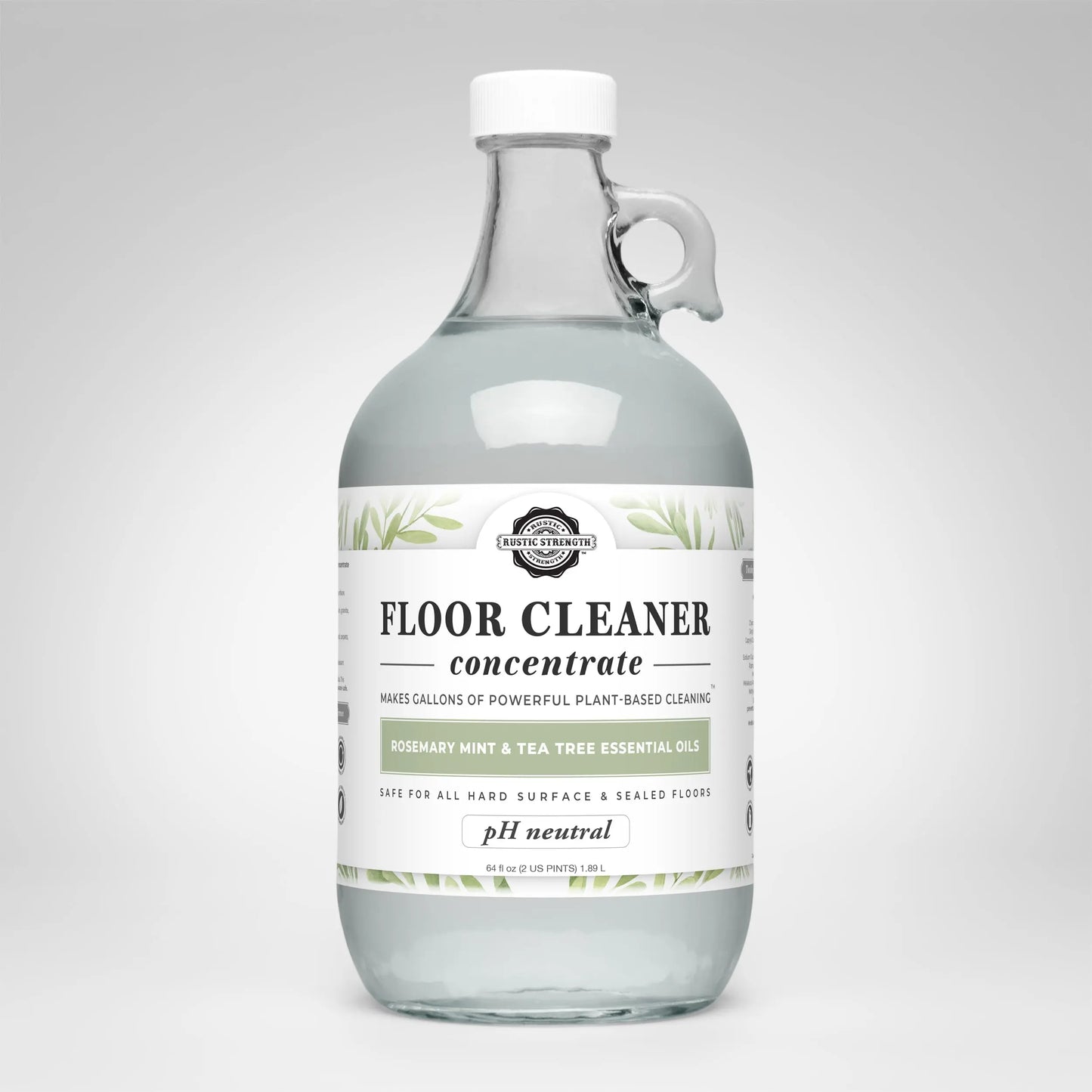 Floor Cleaner Concentrate | Rosemary, Mint & Tea Tree Rustic Strength