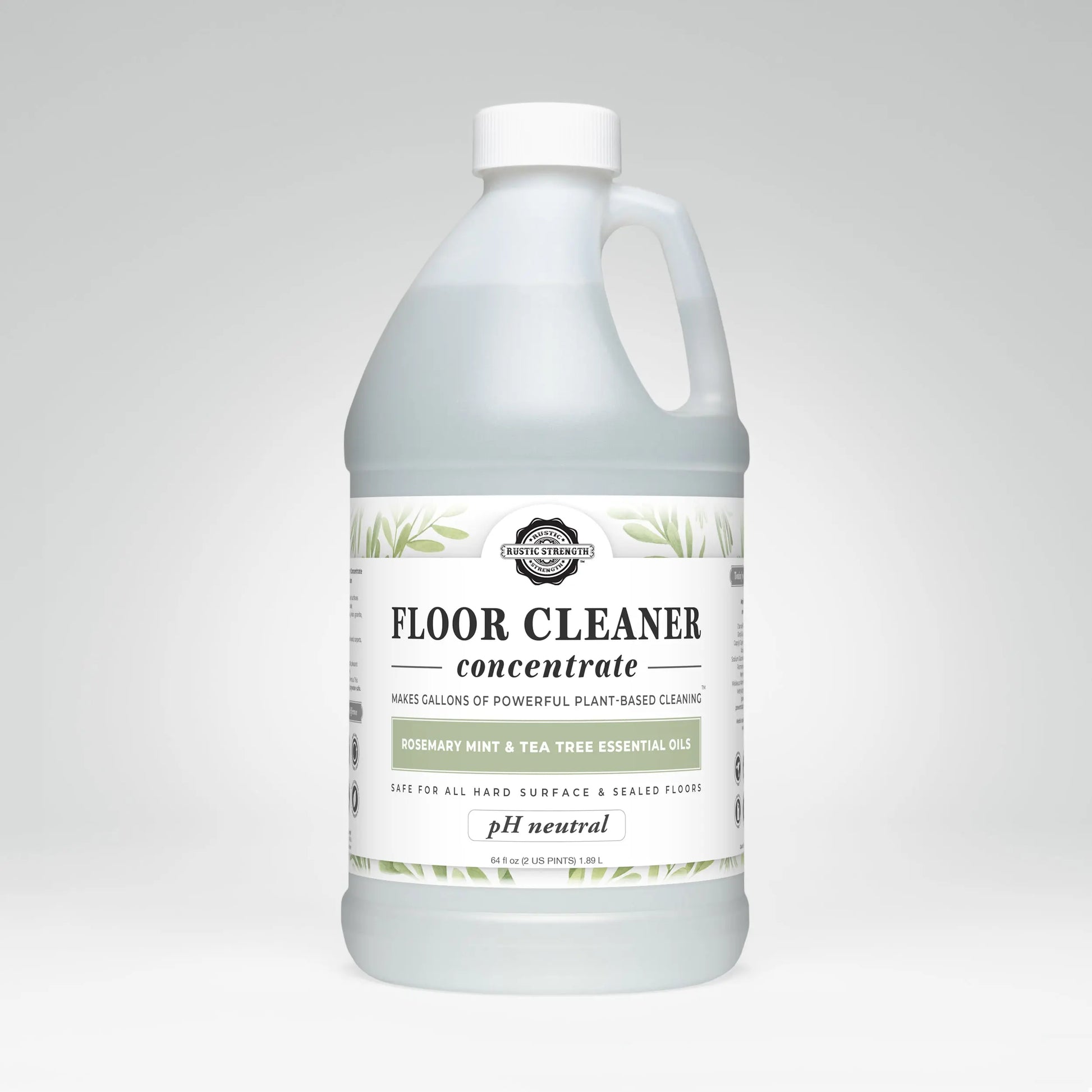 Floor Cleaner Concentrate | Rosemary, Mint & Tea Tree Rustic Strength
