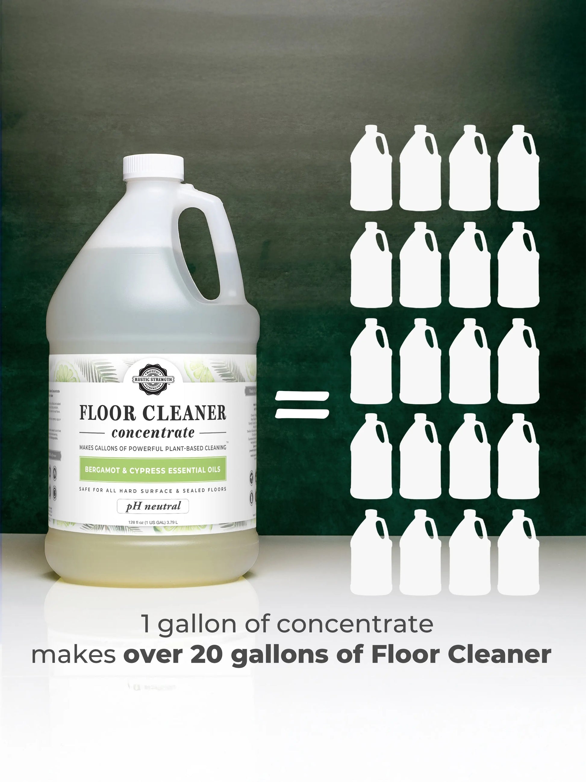 Floor Cleaner Concentrate | Bergamot & Cypress Rustic Strength