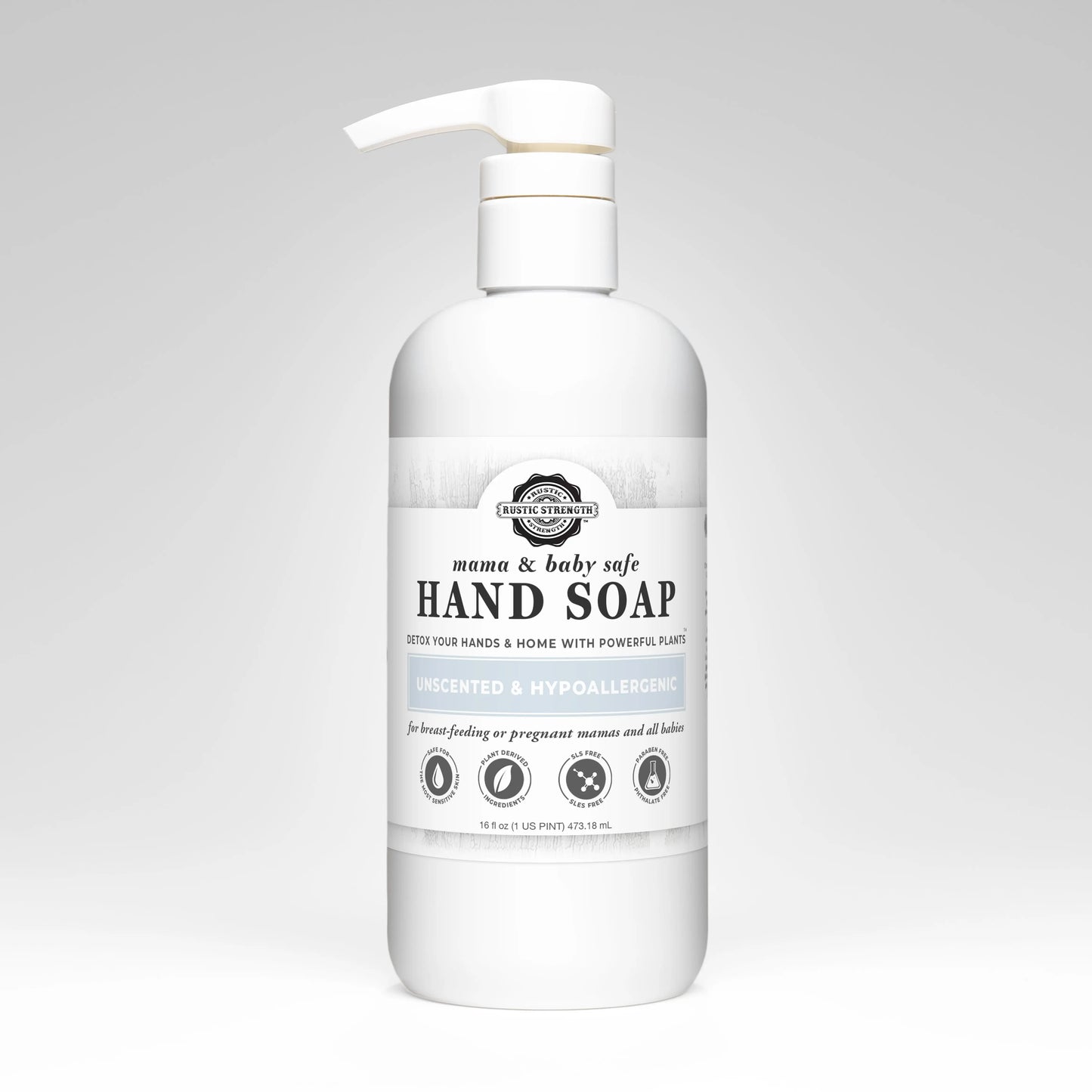 Hand Soap | Mama + Baby Safe Rustic Strength