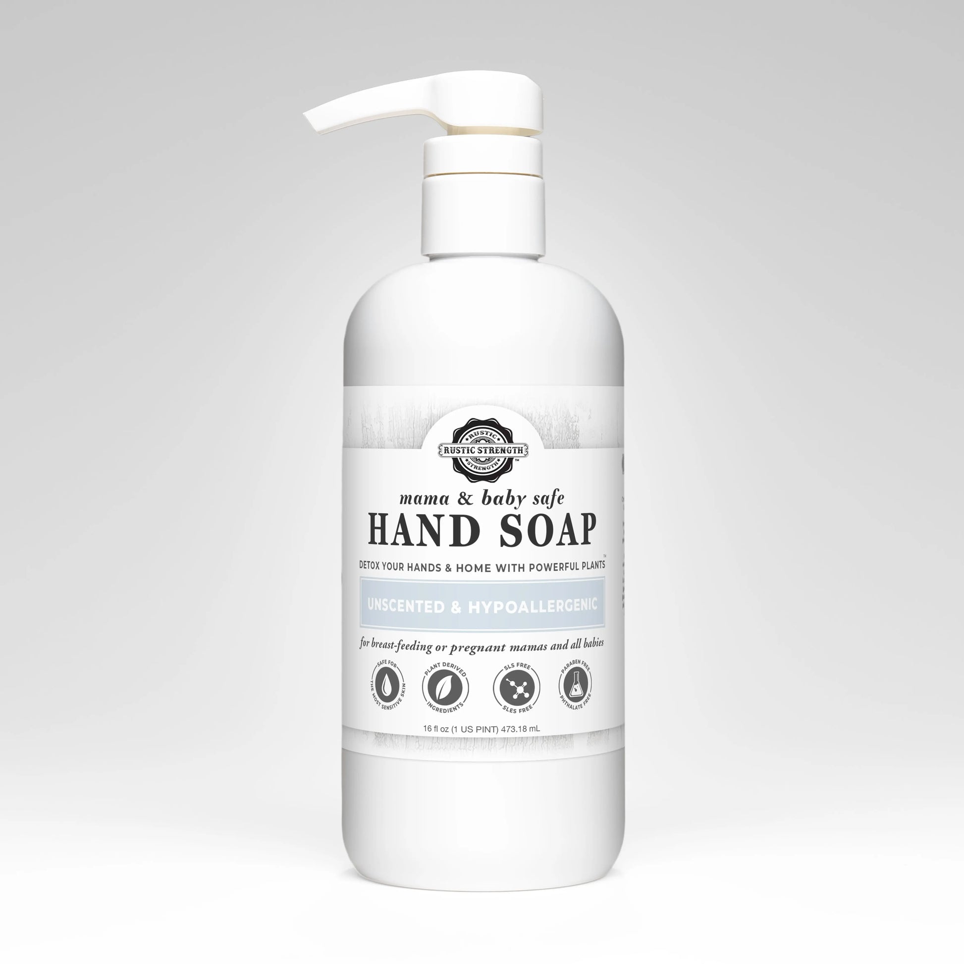 Hand Soap | Mama + Baby Safe Rustic Strength