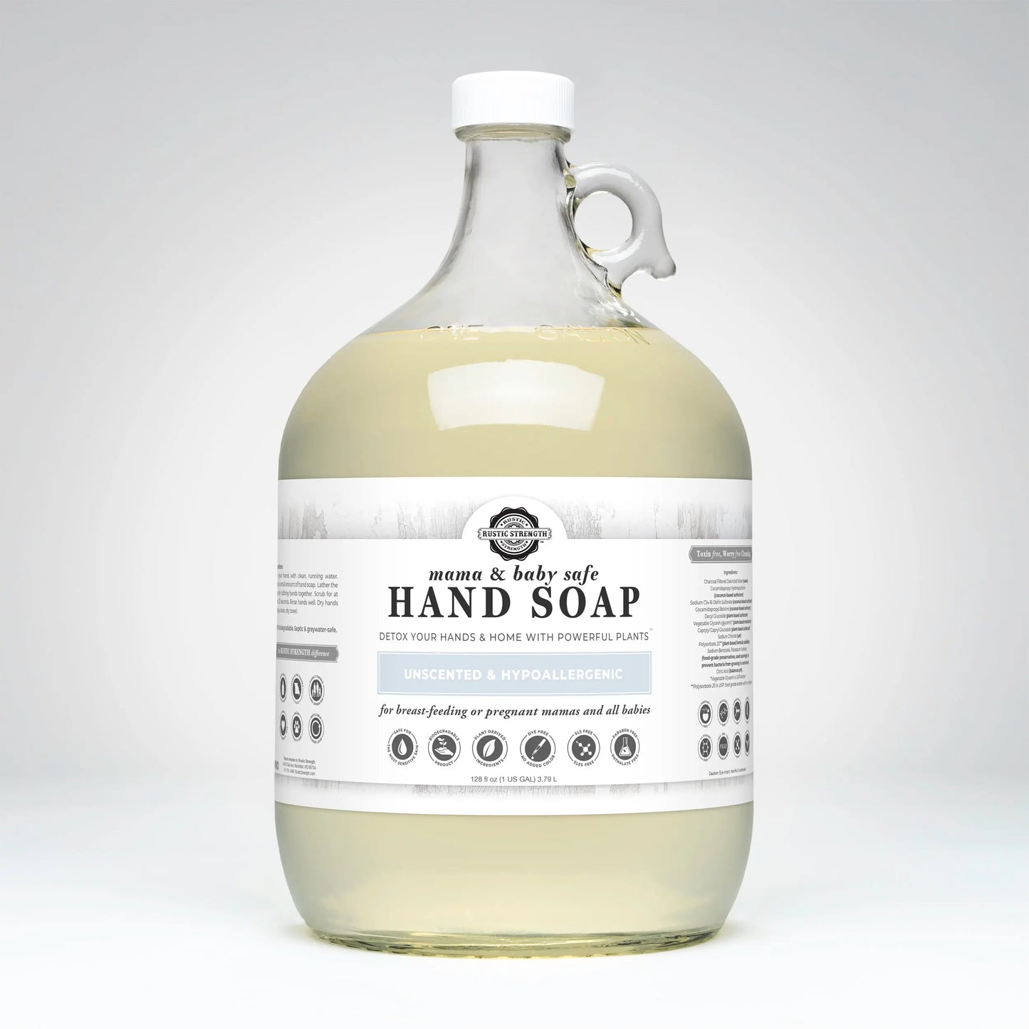 Hand Soap | Mama + Baby Safe Rustic Strength