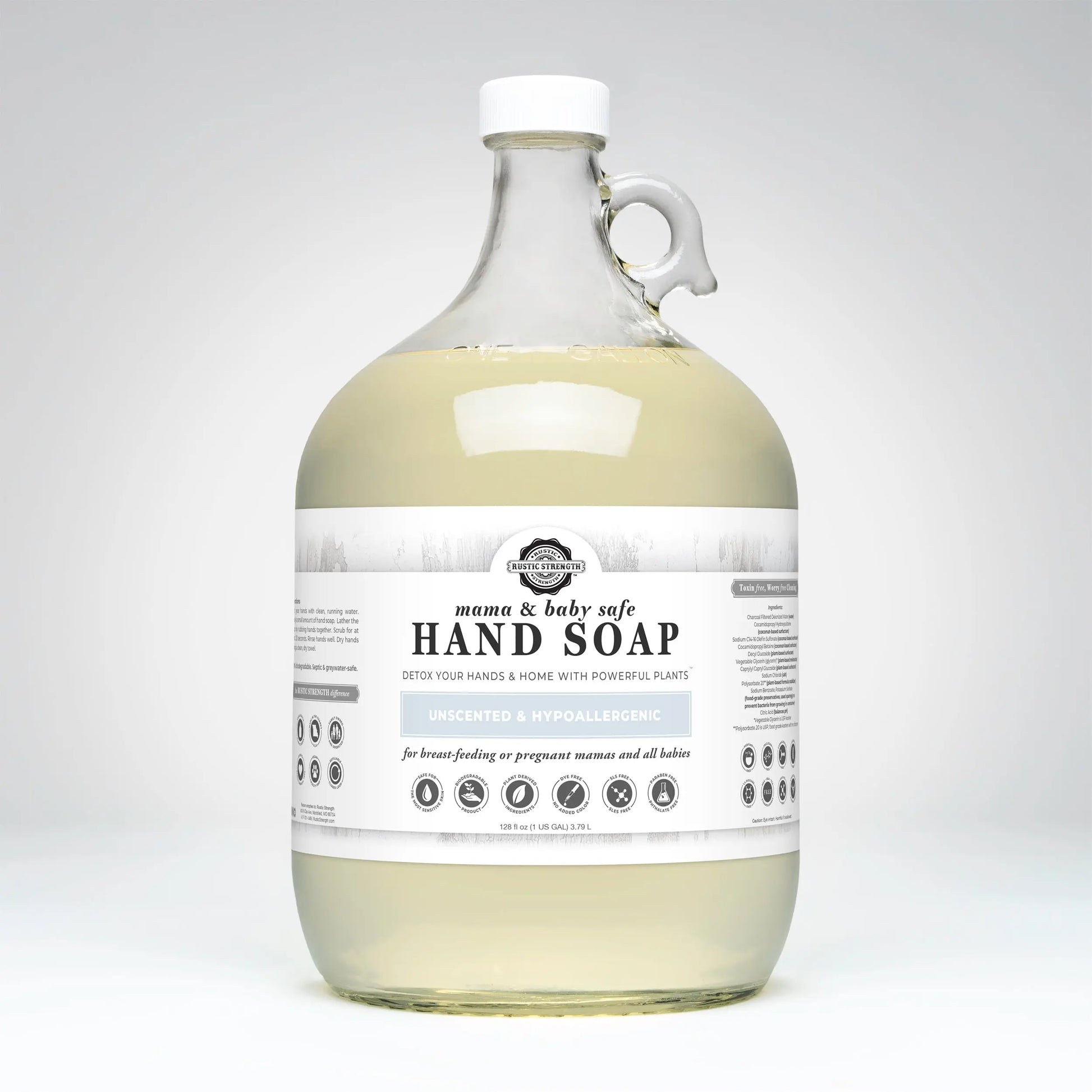 Hand Soap | Mama + Baby Safe Rustic Strength