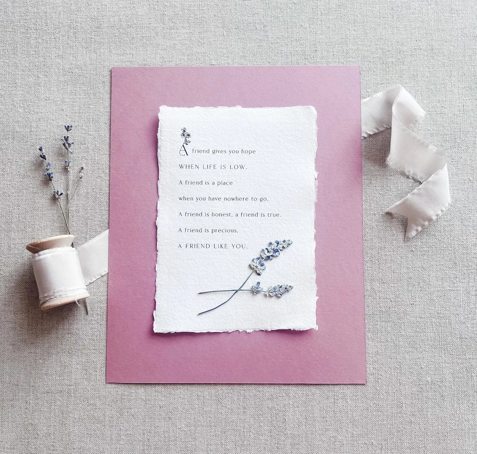 You Are Not Your Thoughts // Mental Wellbeing Print Jen Simpson Design, LLC