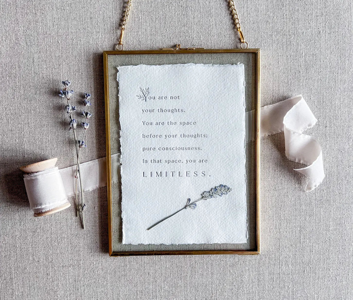 You Are Not Your Thoughts // Mental Wellbeing Print Jen Simpson Design, LLC