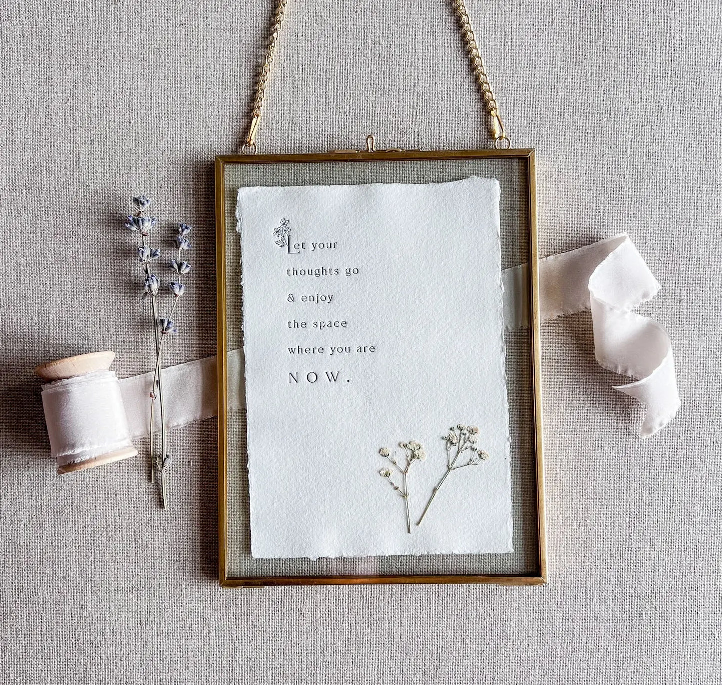 Let Your Thoughts Go // Mental Wellbeing Print Jen Simpson Design, LLC