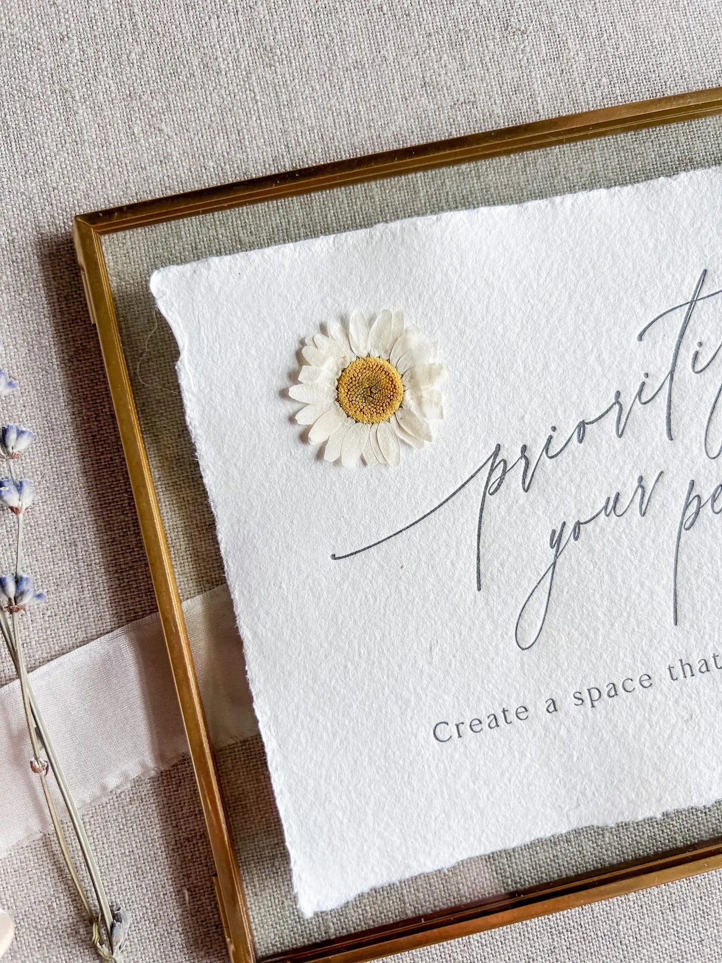 Prioritize Your Peace // Mental Wellbeing Print Jen Simpson Design, LLC