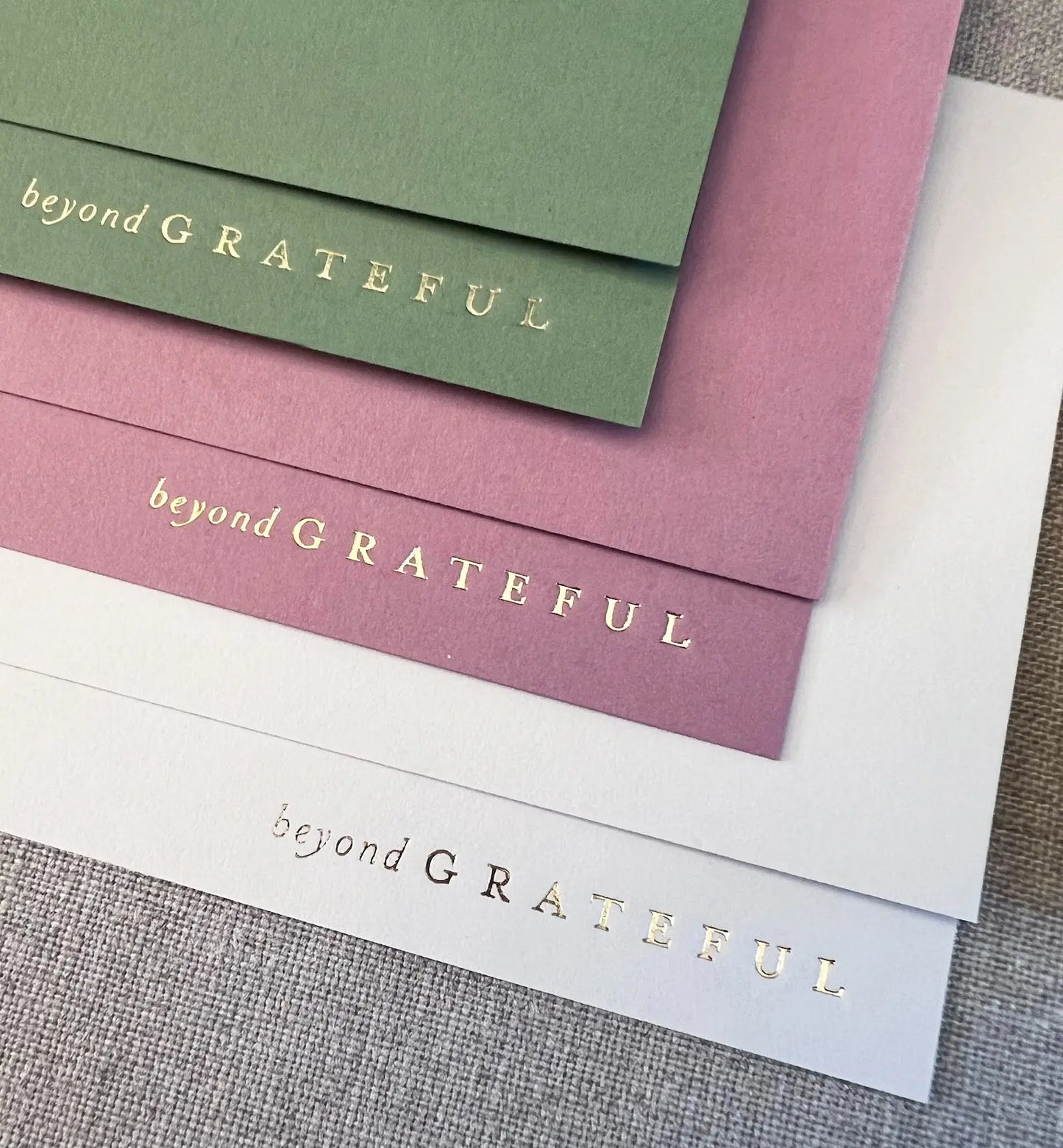 Beyond Grateful // Foil Card Set Of 6 Jen Simpson Design, LLC