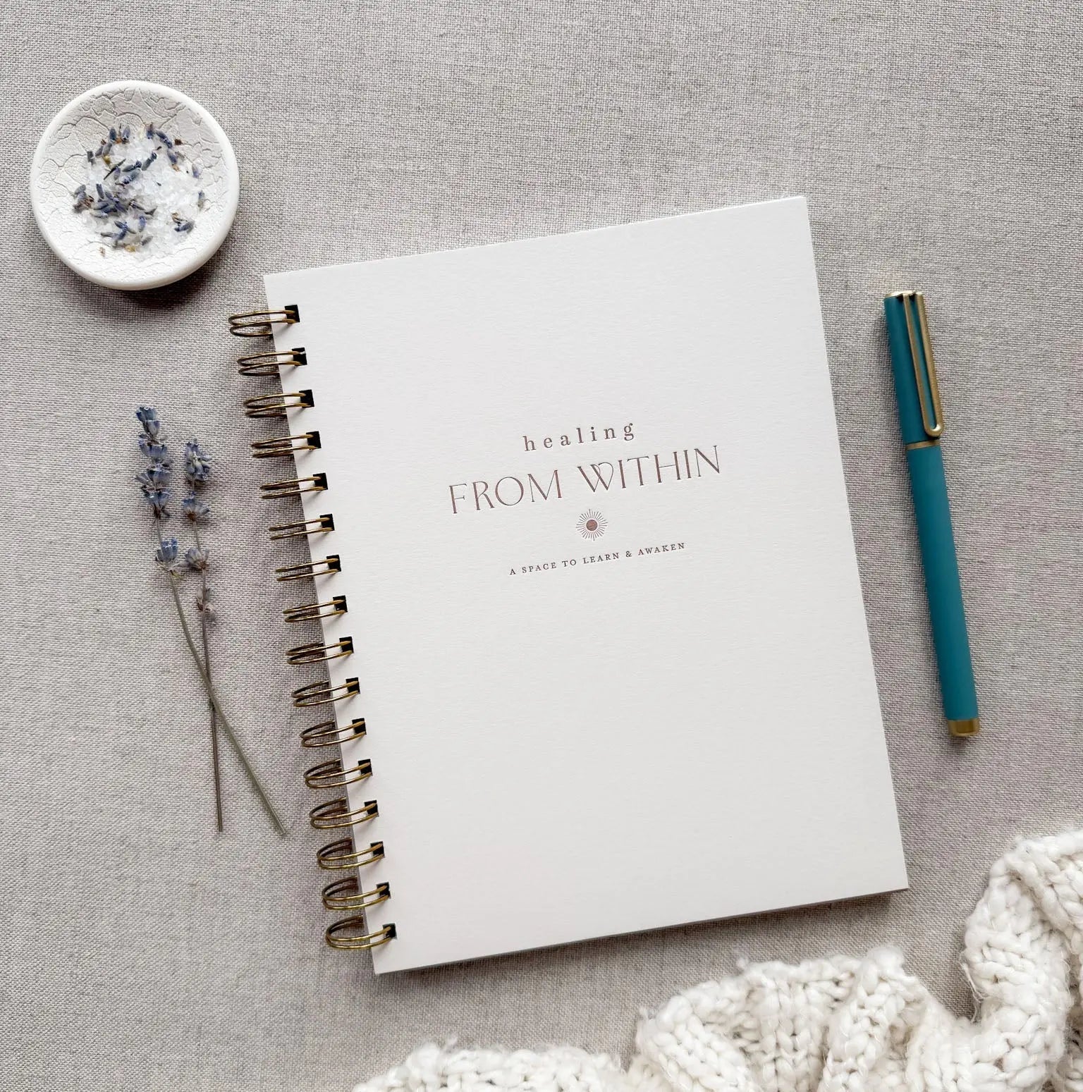 Healing From Within // Self-Transformation Journal Jen Simpson Design, LLC
