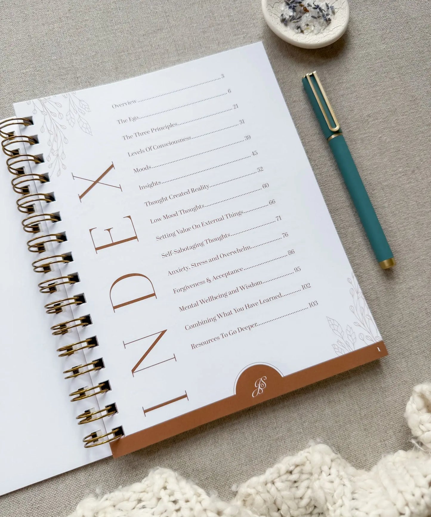 Healing From Within // Self-Transformation Journal Jen Simpson Design, LLC