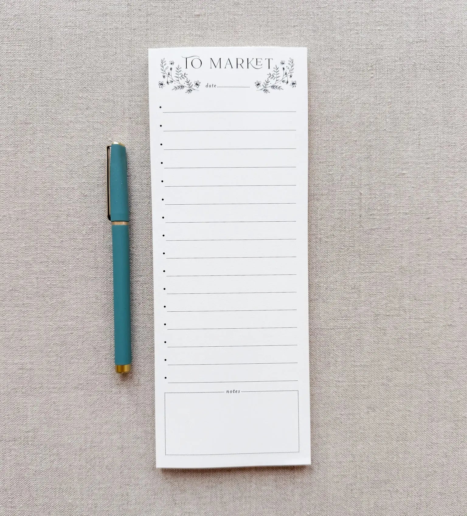 Floral To Market // Notepad Jen Simpson Design, LLC