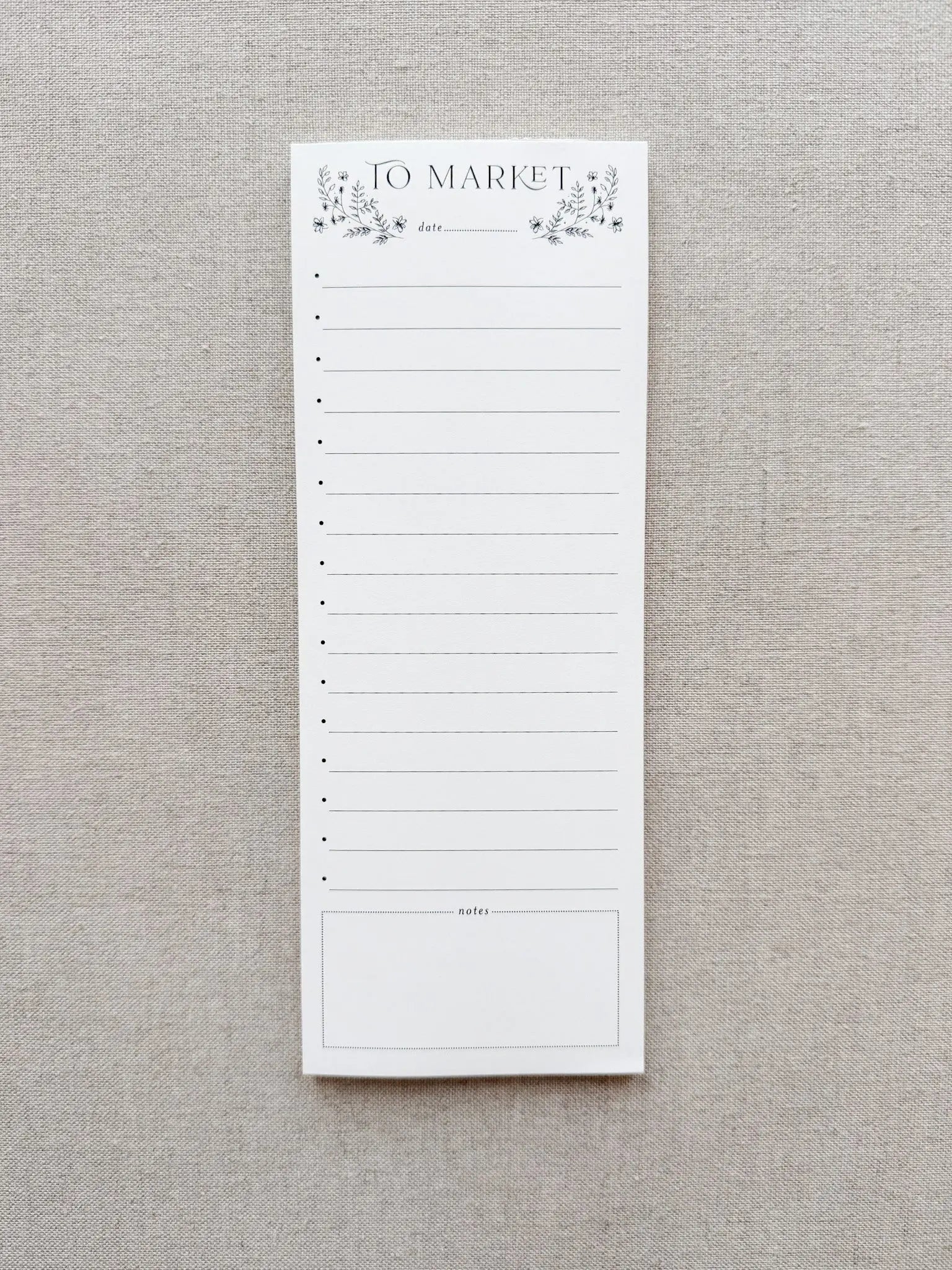 Floral To Market // Notepad Jen Simpson Design, LLC