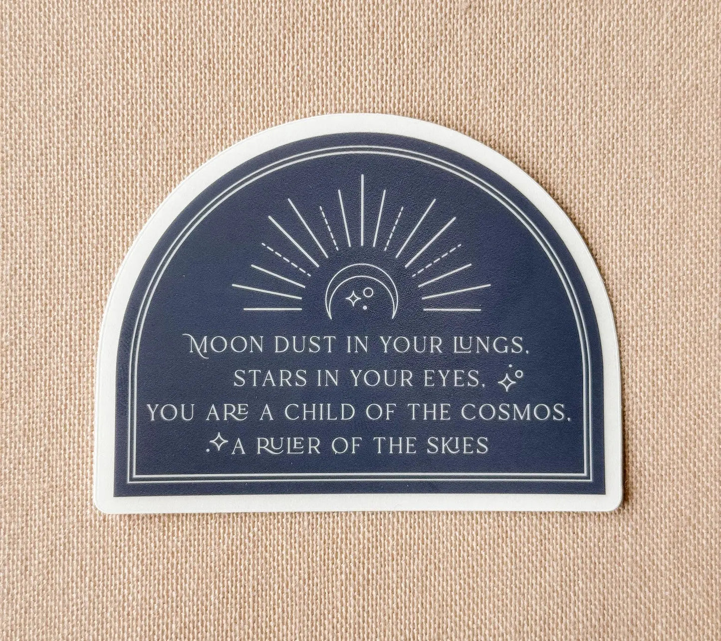 Moon Dust Sticker Jen Simpson Design, LLC