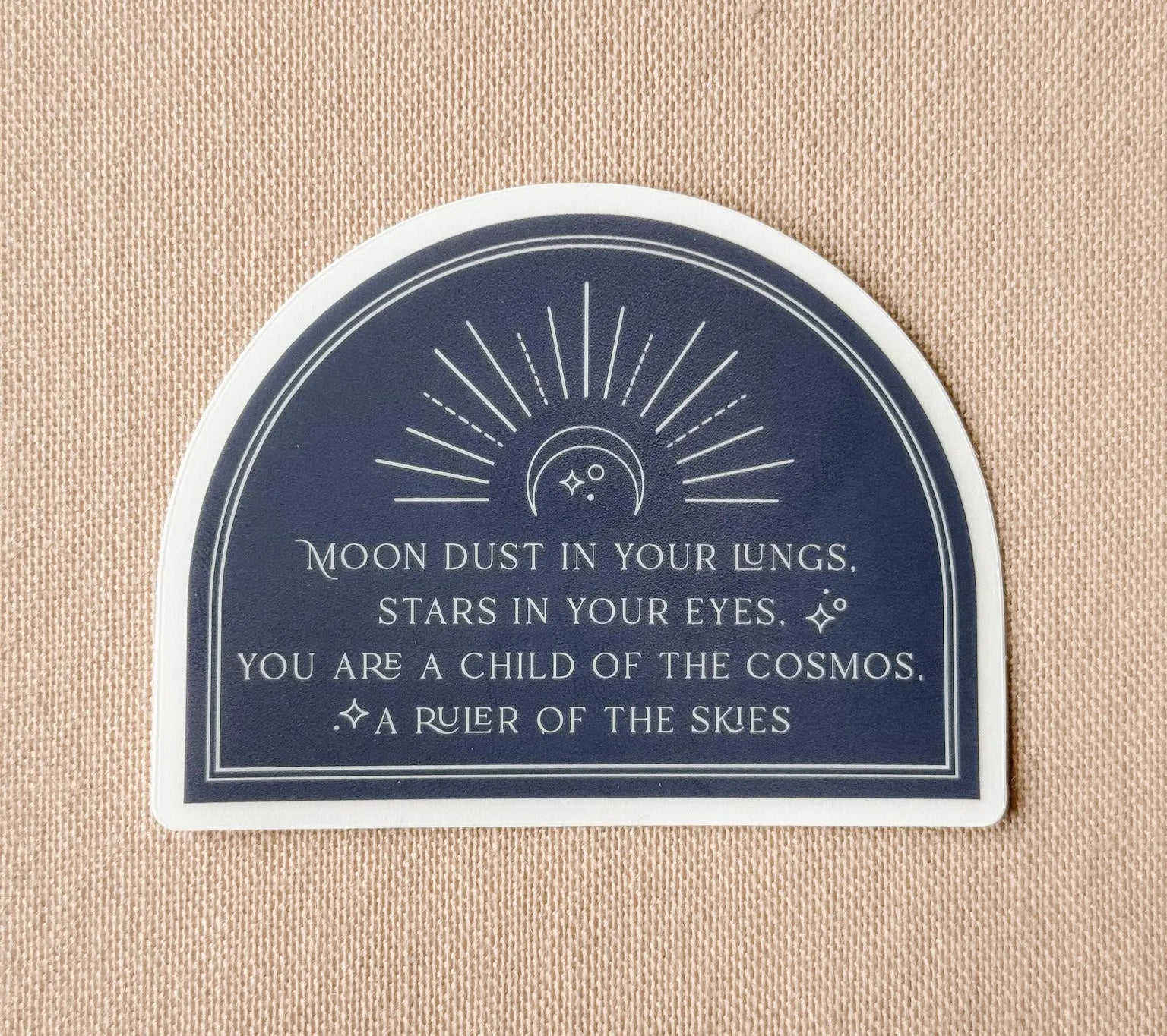 Moon Dust Sticker Jen Simpson Design, LLC