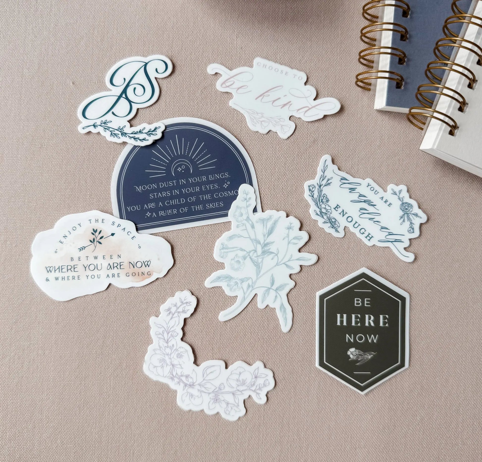 Moon Dust Sticker Jen Simpson Design, LLC