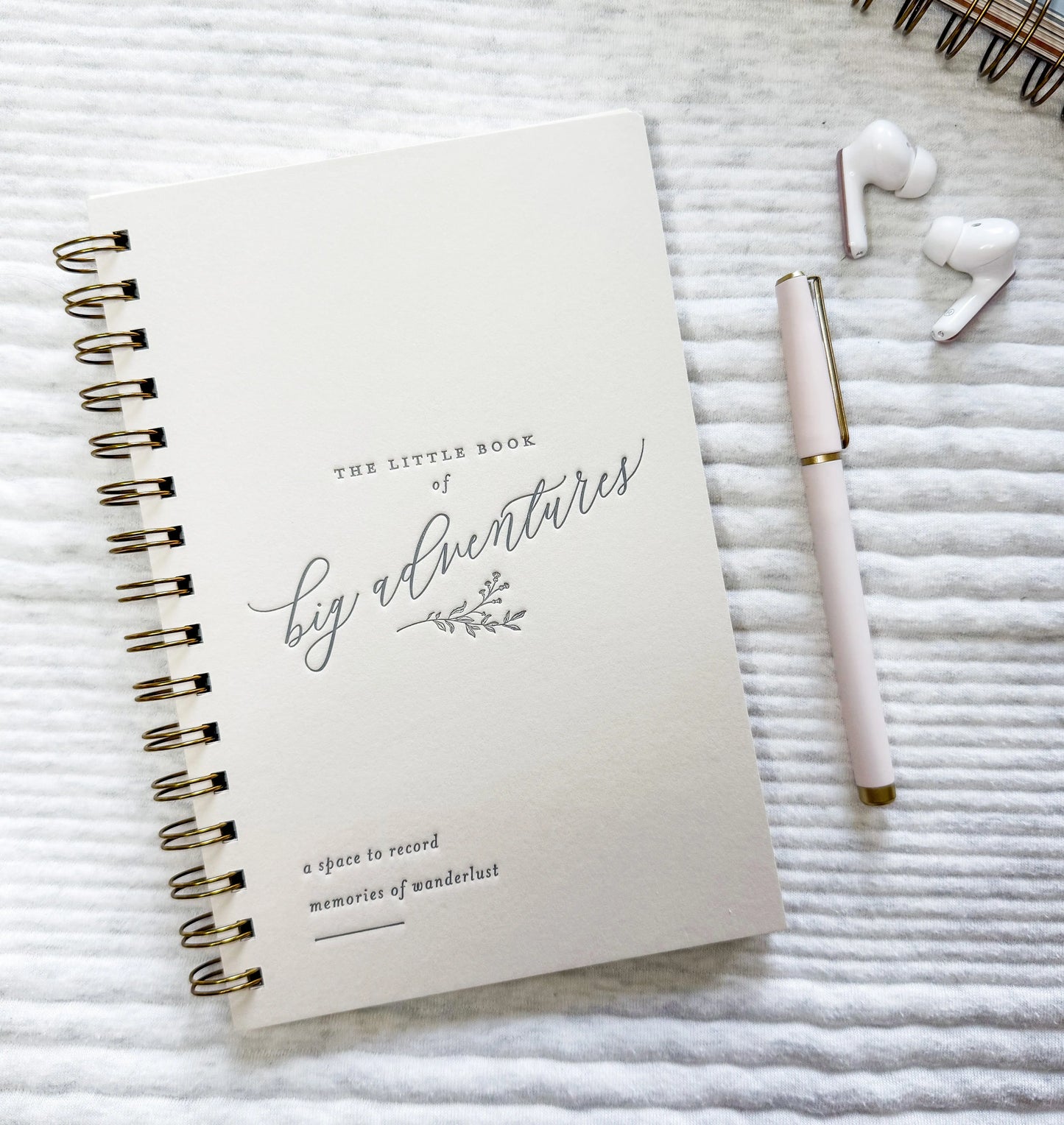 The Little Book of Big Adventures // Travel Journal Jen Simpson Design, LLC