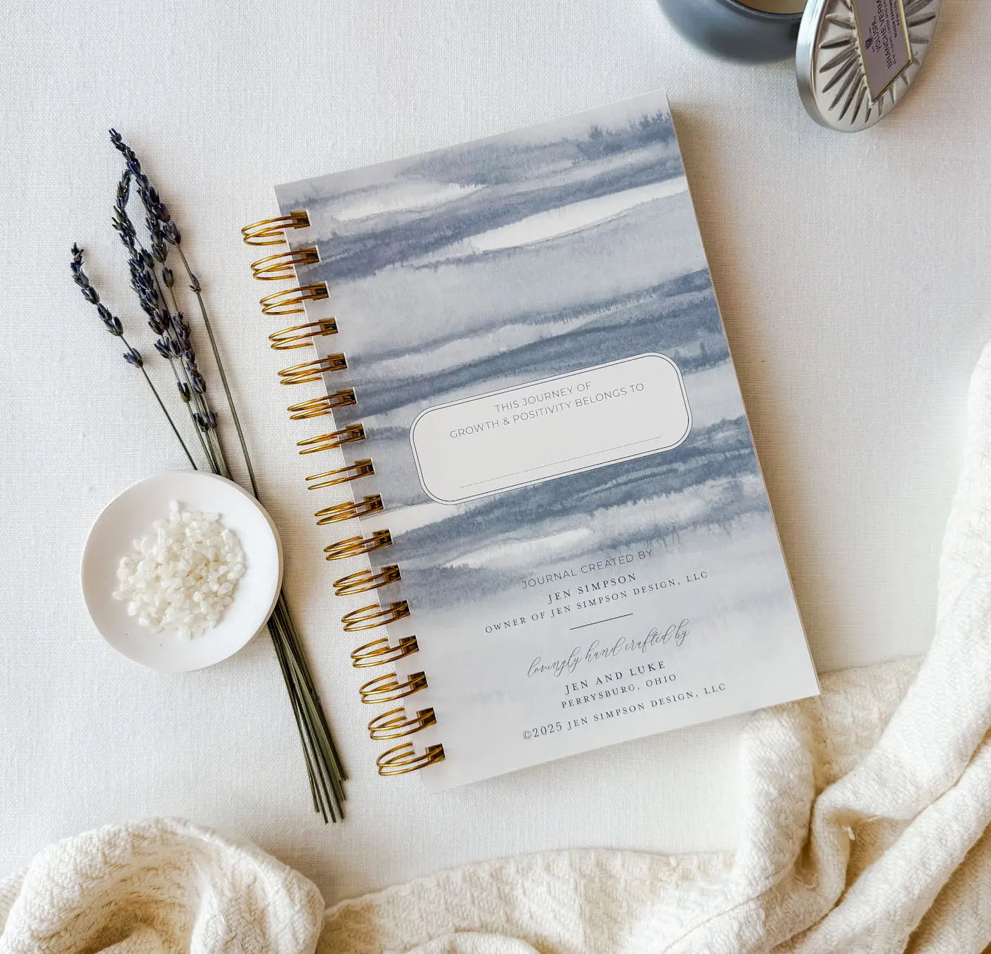 Just Breathe // Anxiety Journal Jen Simpson Design, LLC