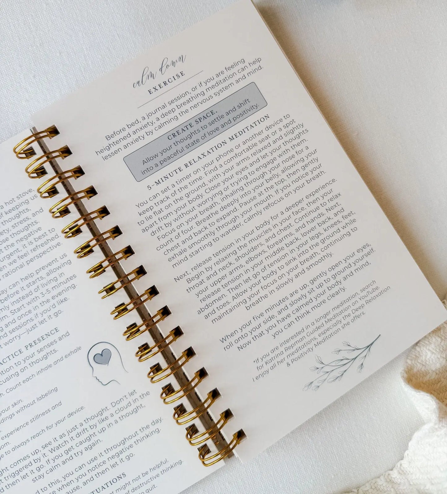Just Breathe // Anxiety Journal Jen Simpson Design, LLC