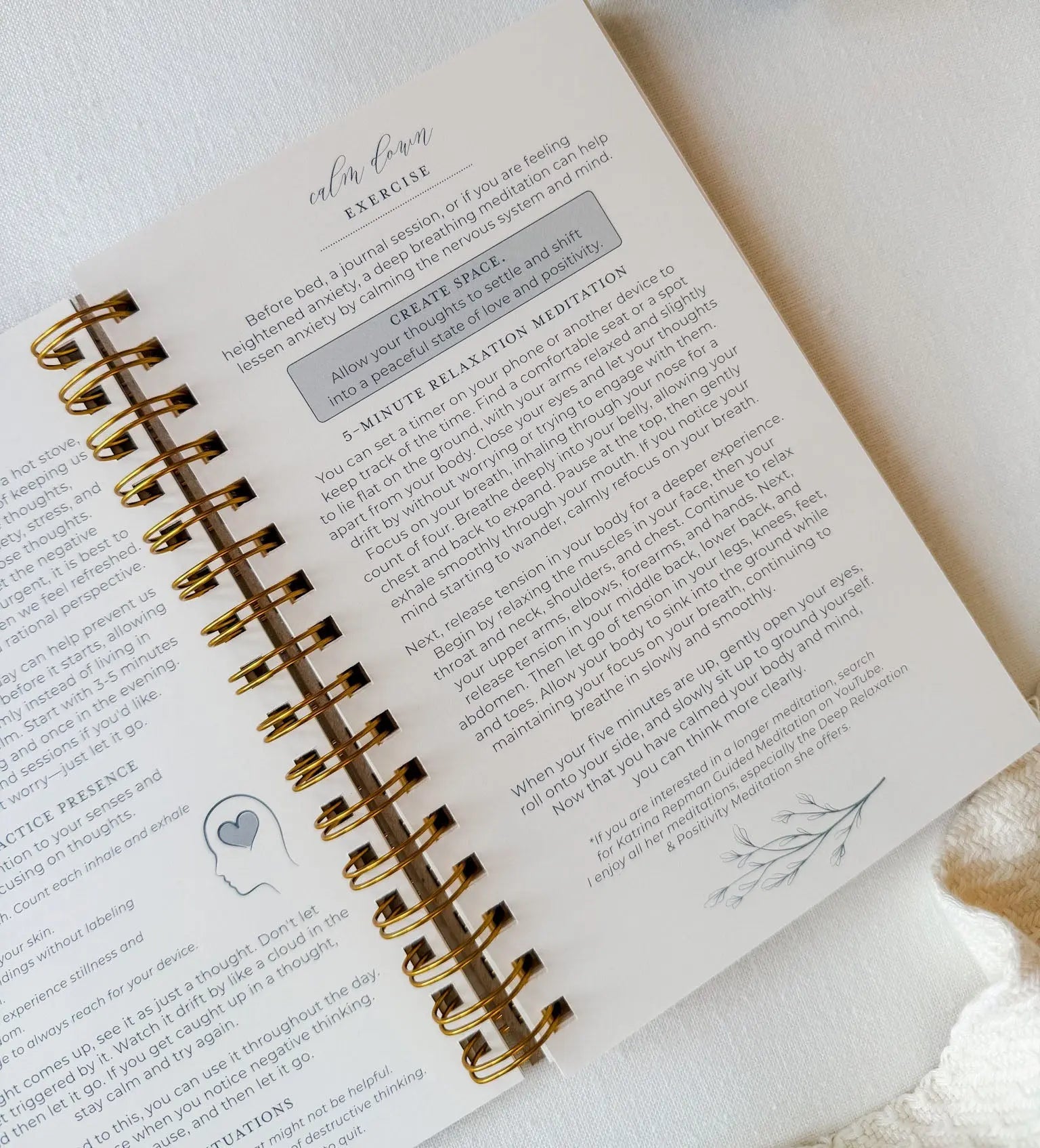 Just Breathe // Anxiety Journal Jen Simpson Design, LLC