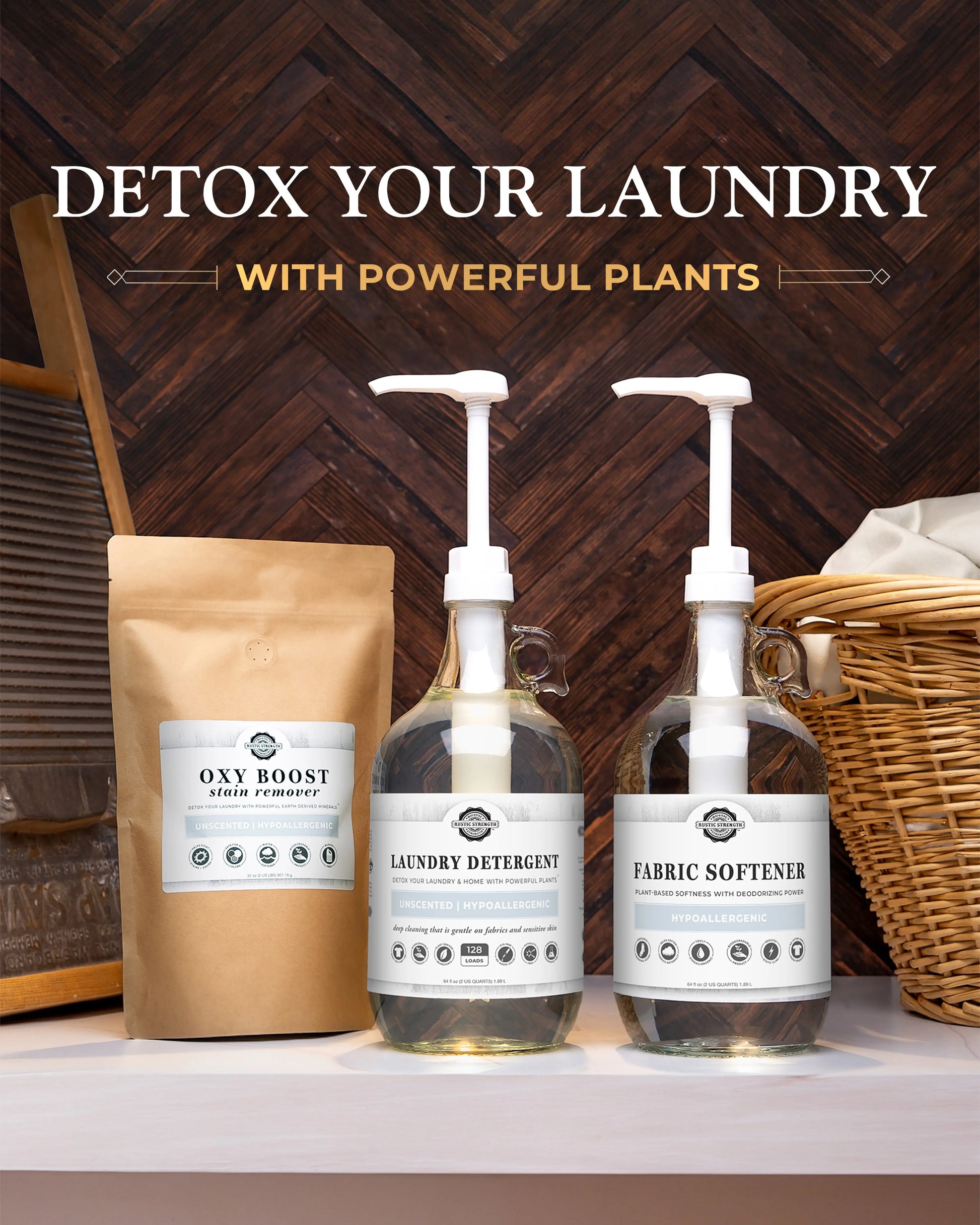 Laundry Detergent | Fresh Linen Rustic Strength