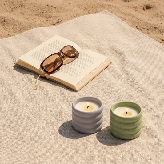 Ceramic Candle Italic