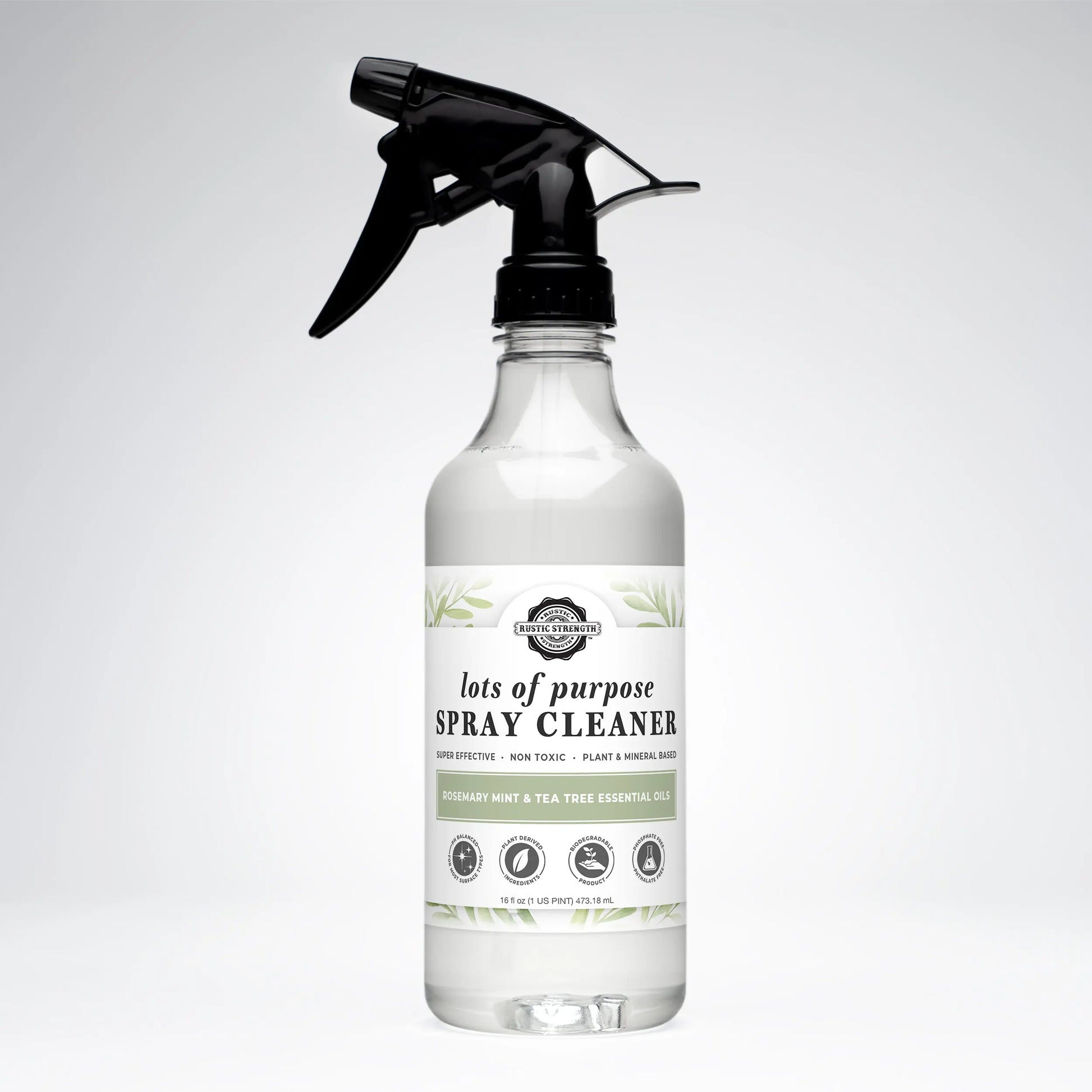 Lots of Purpose Spray Cleaner | Rosemary, Mint & Tea Tree Rustic Strength